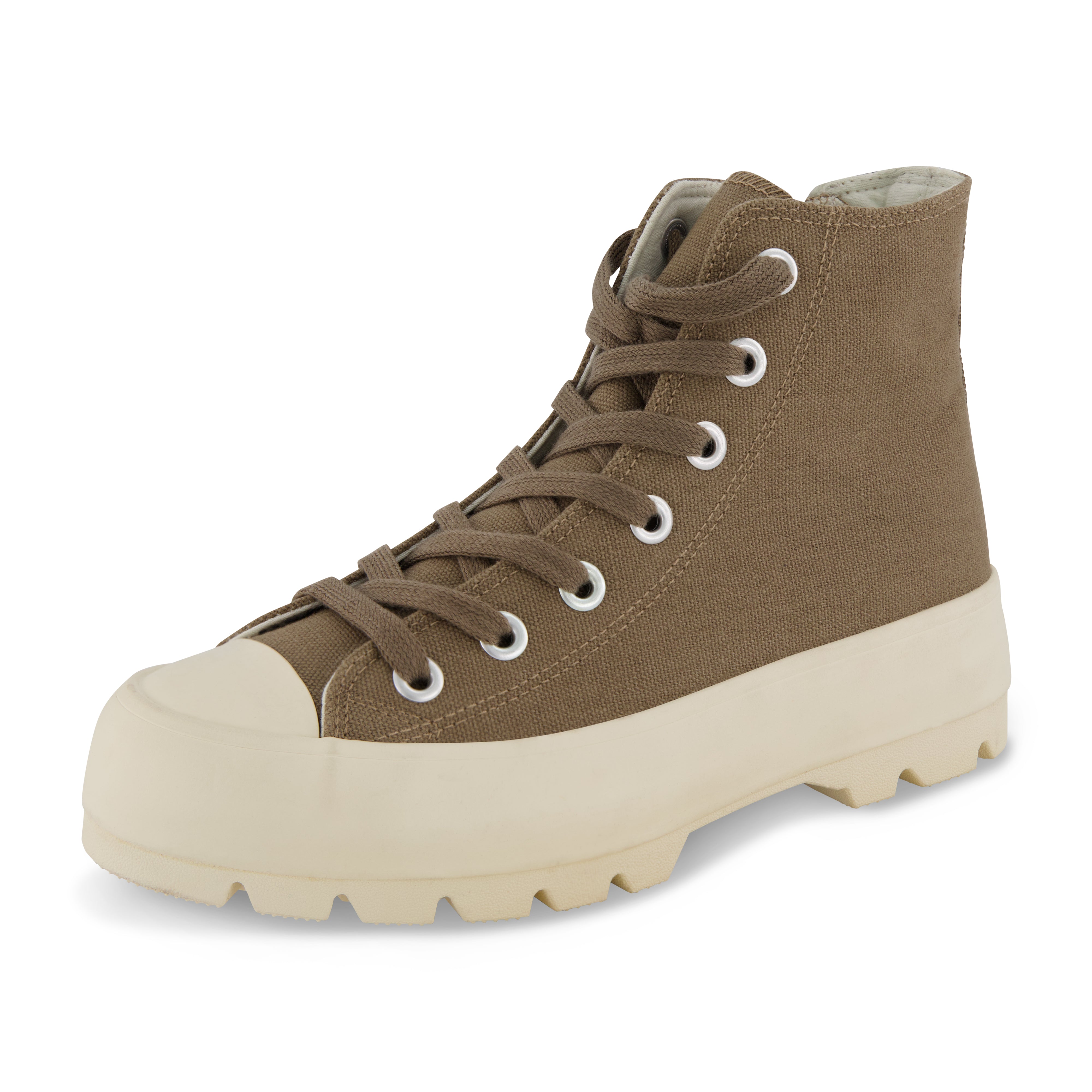 Vespa Lug Canvas Sneaker Olive