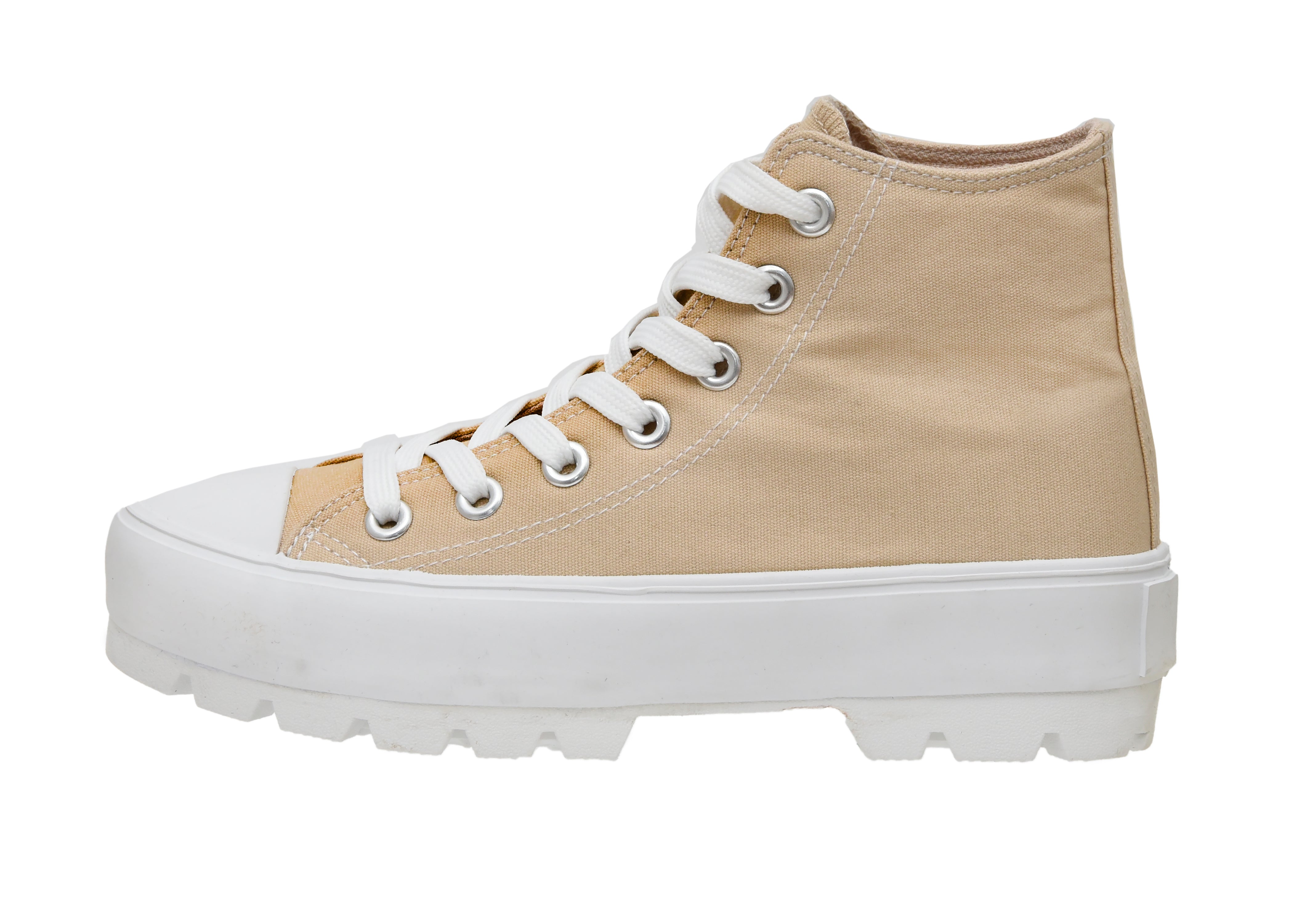 Vespa Lug Canvas Sneaker Natural