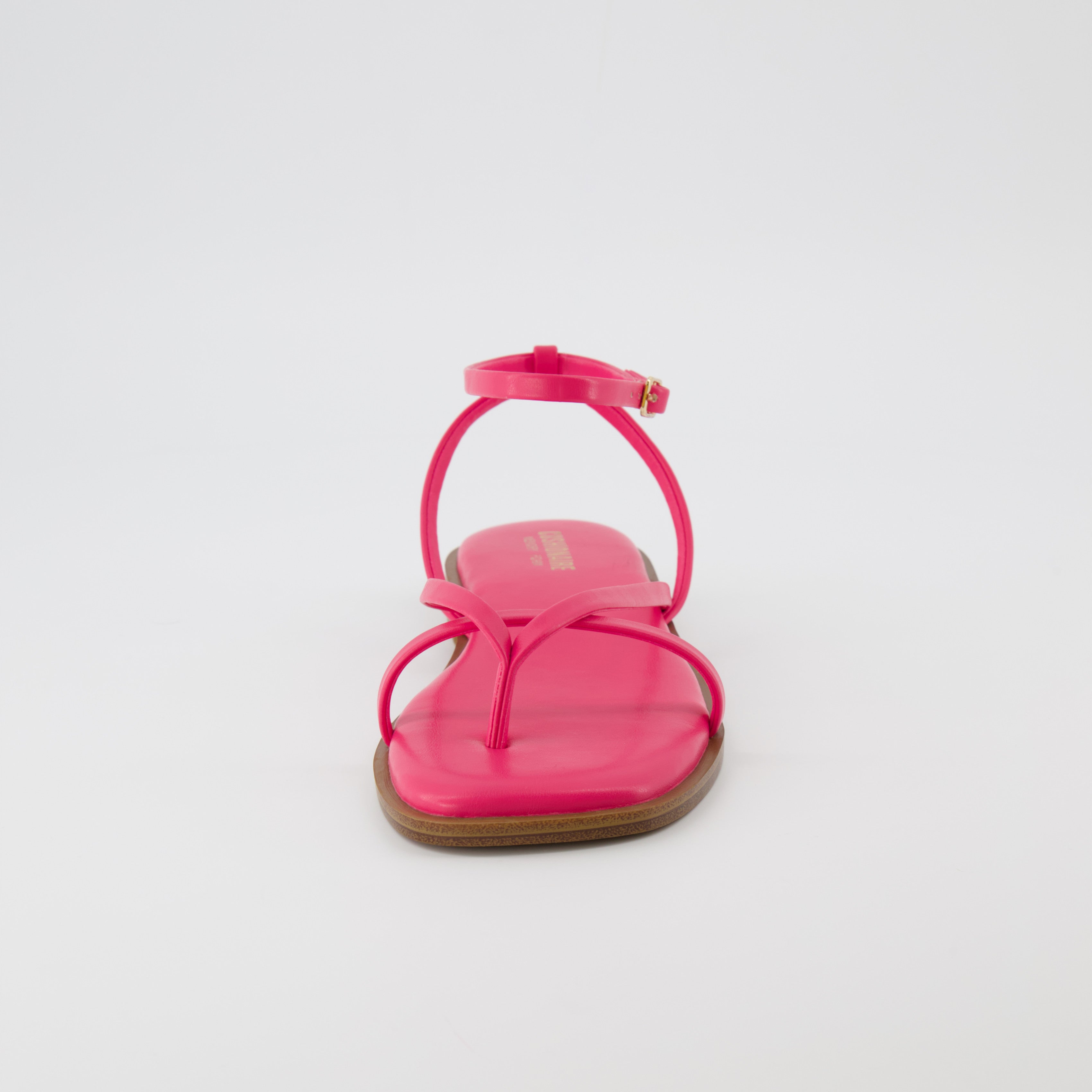 Vida Strappy Flat Sandal Fuchsia