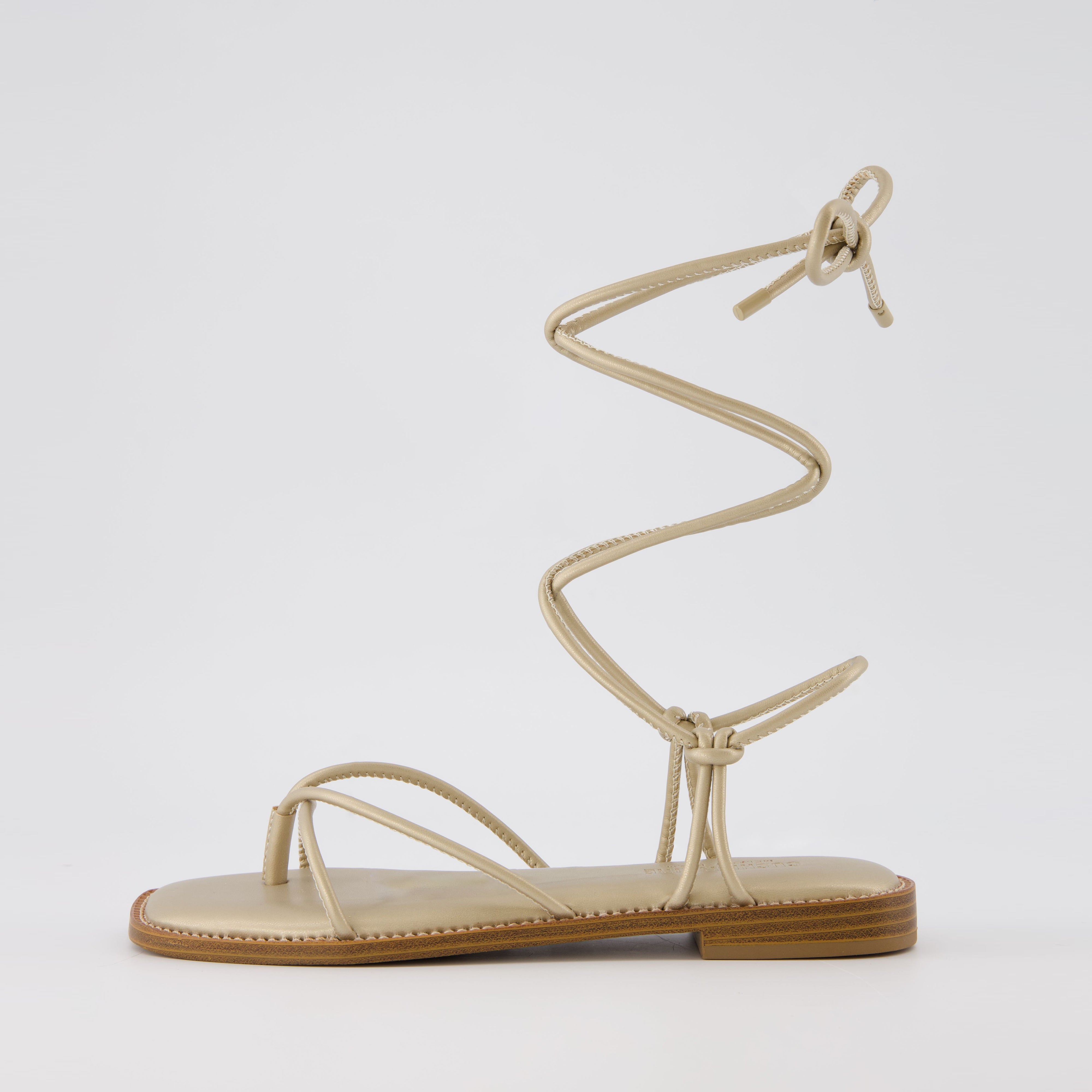 Virtue Lace Up Sandal Champagne