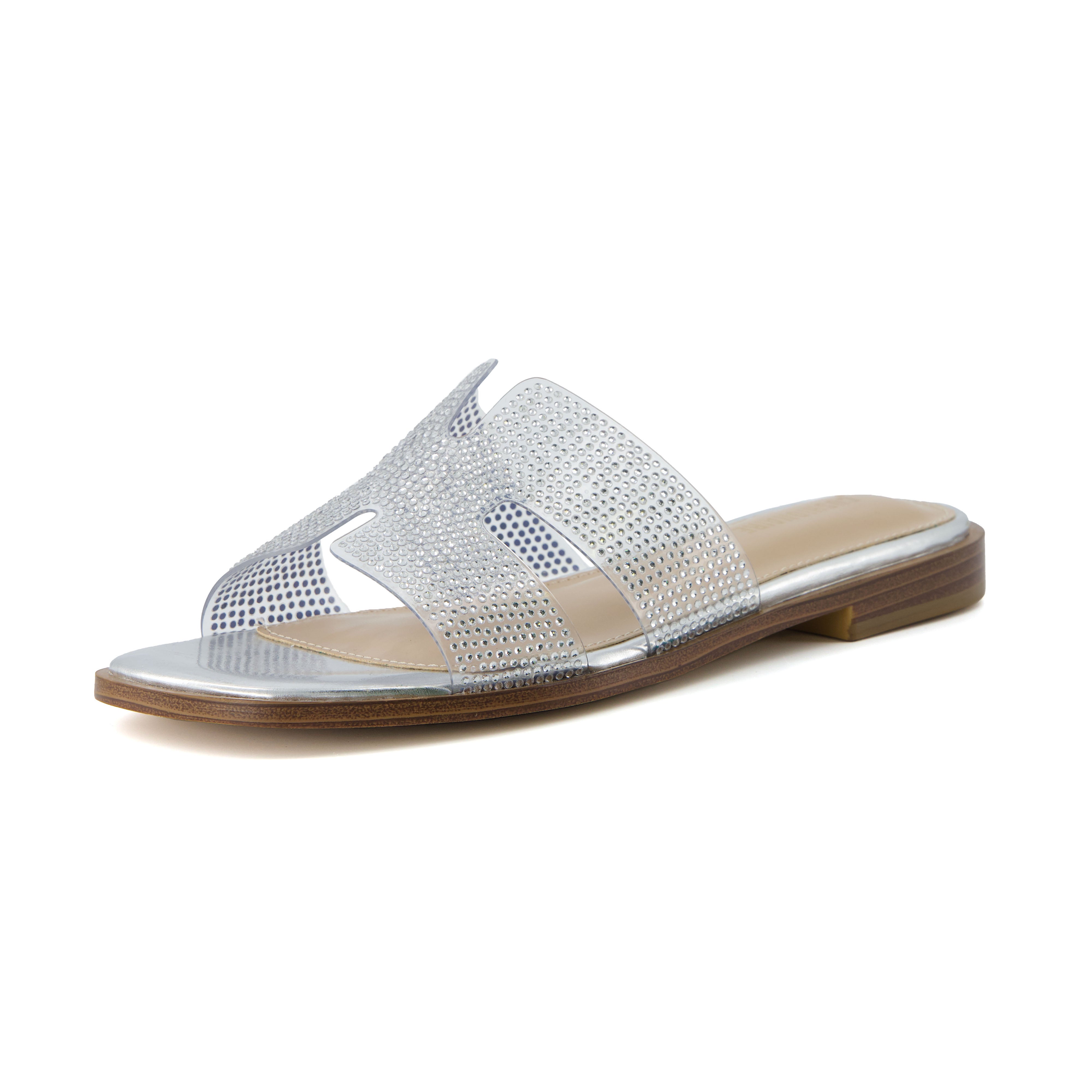 Voyage Slide Sandal Clear