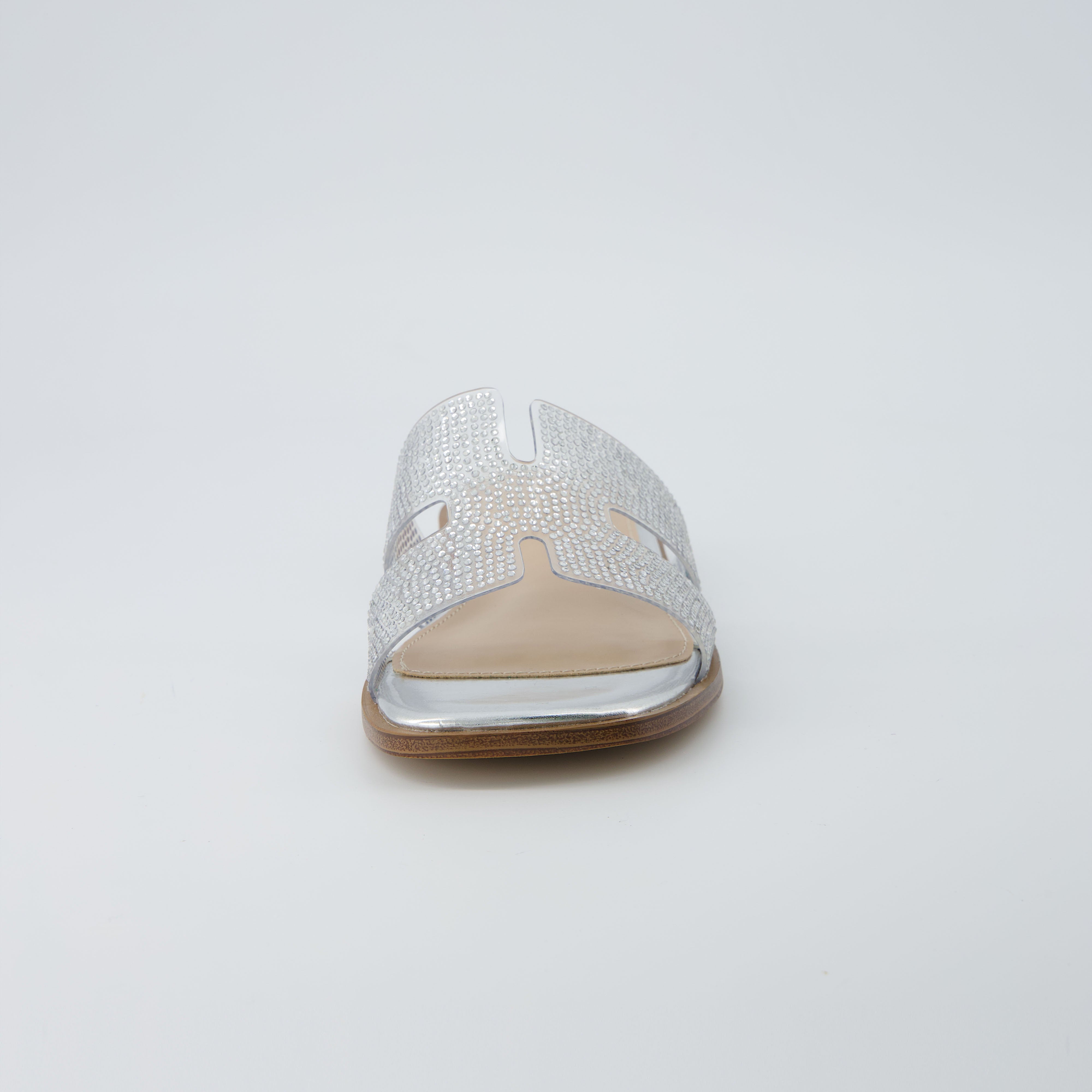 Voyage Slide Sandal Clear