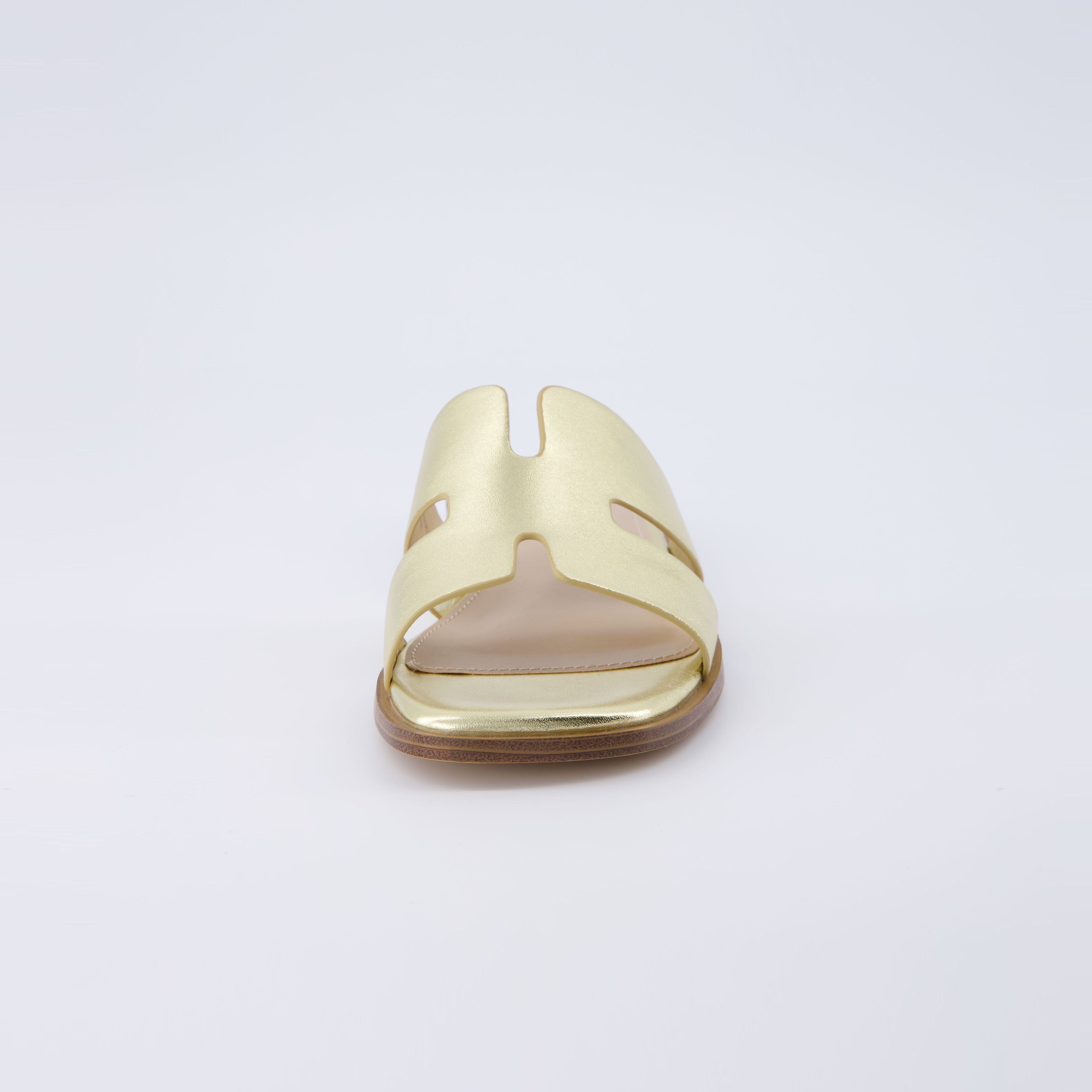 Voyage Slide Sandal Gold