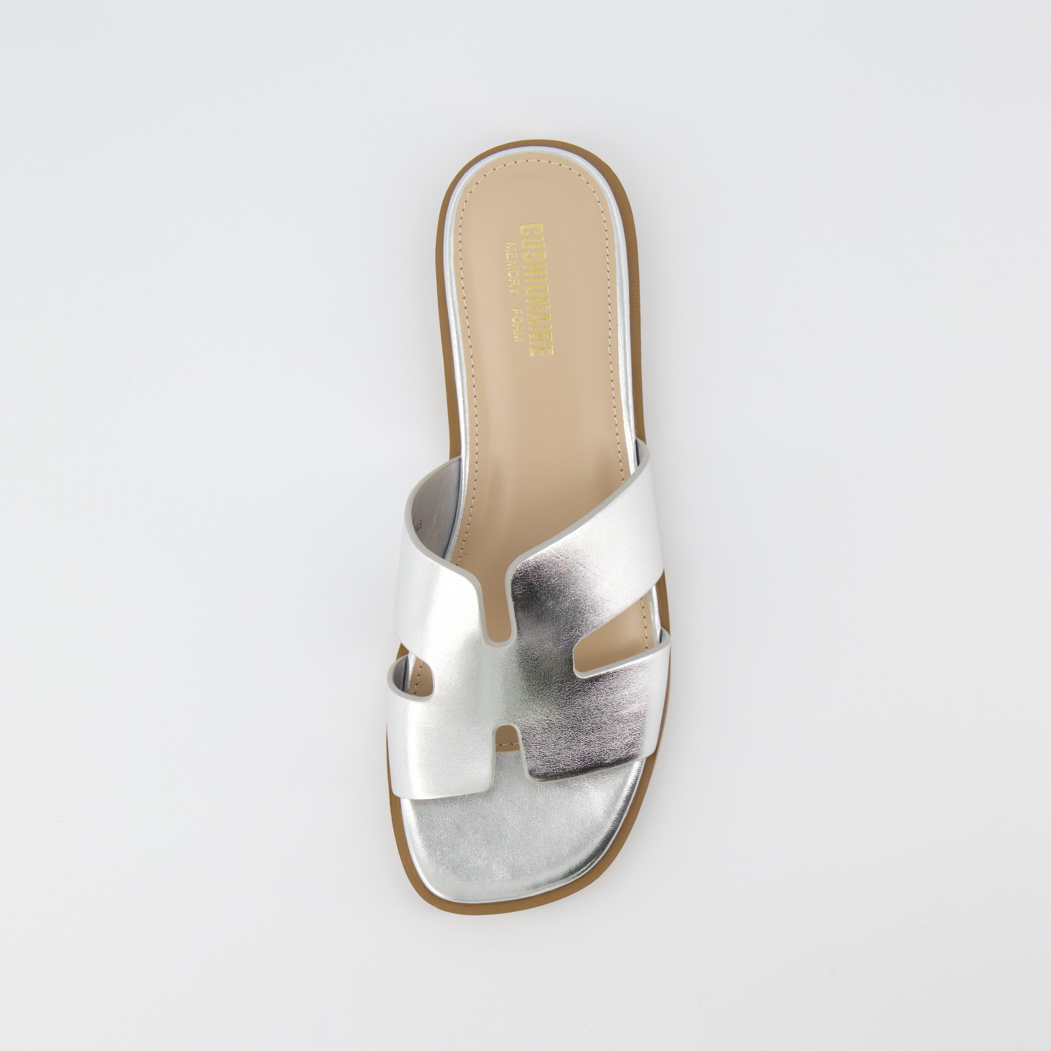 Voyage Slide Sandal Silver