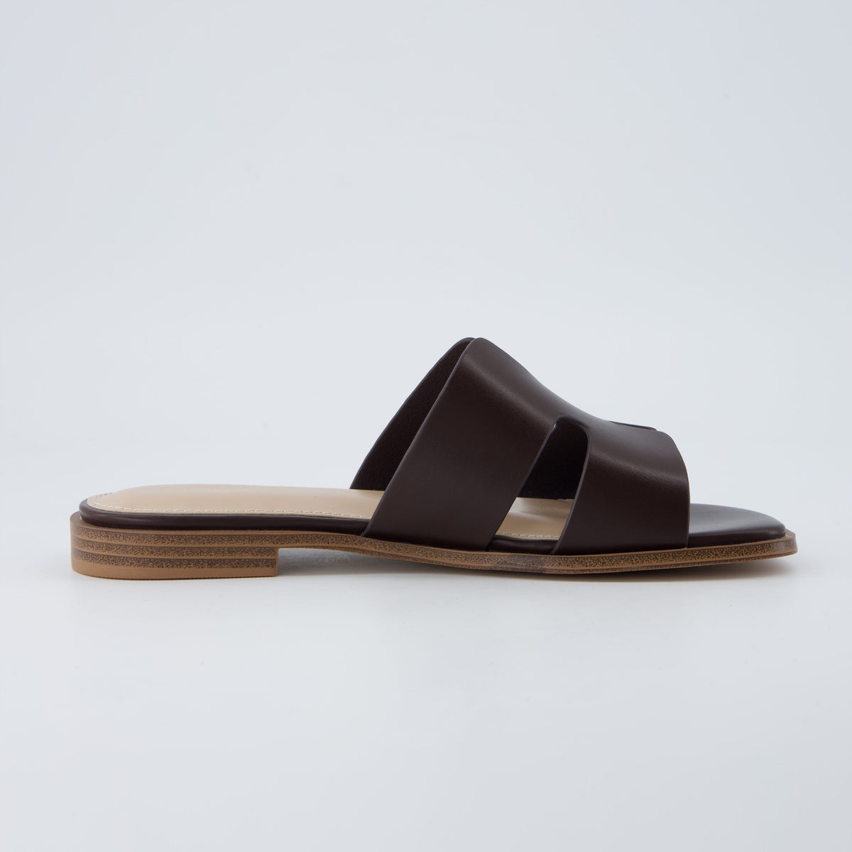 Voyage Strap Slides Chocolate Smooth Medium