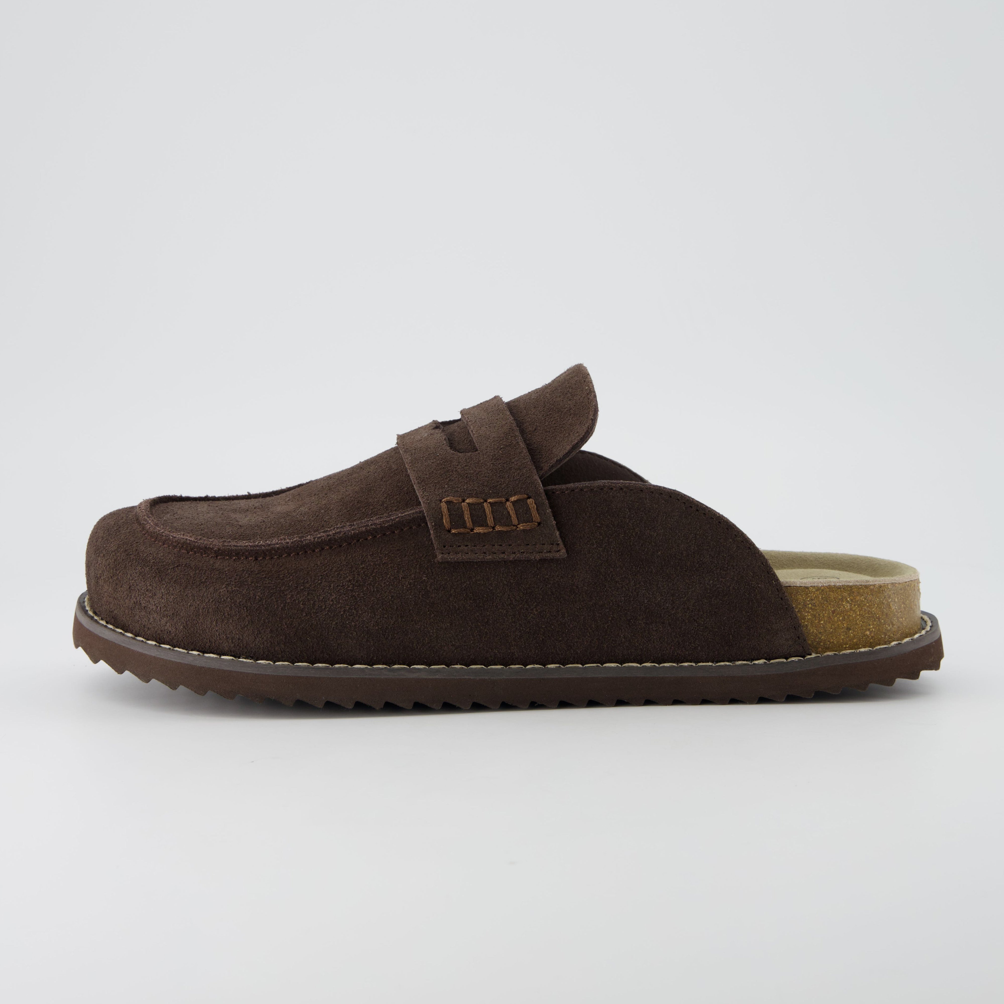 Wally Men's Loafer Clogs Brown Medium