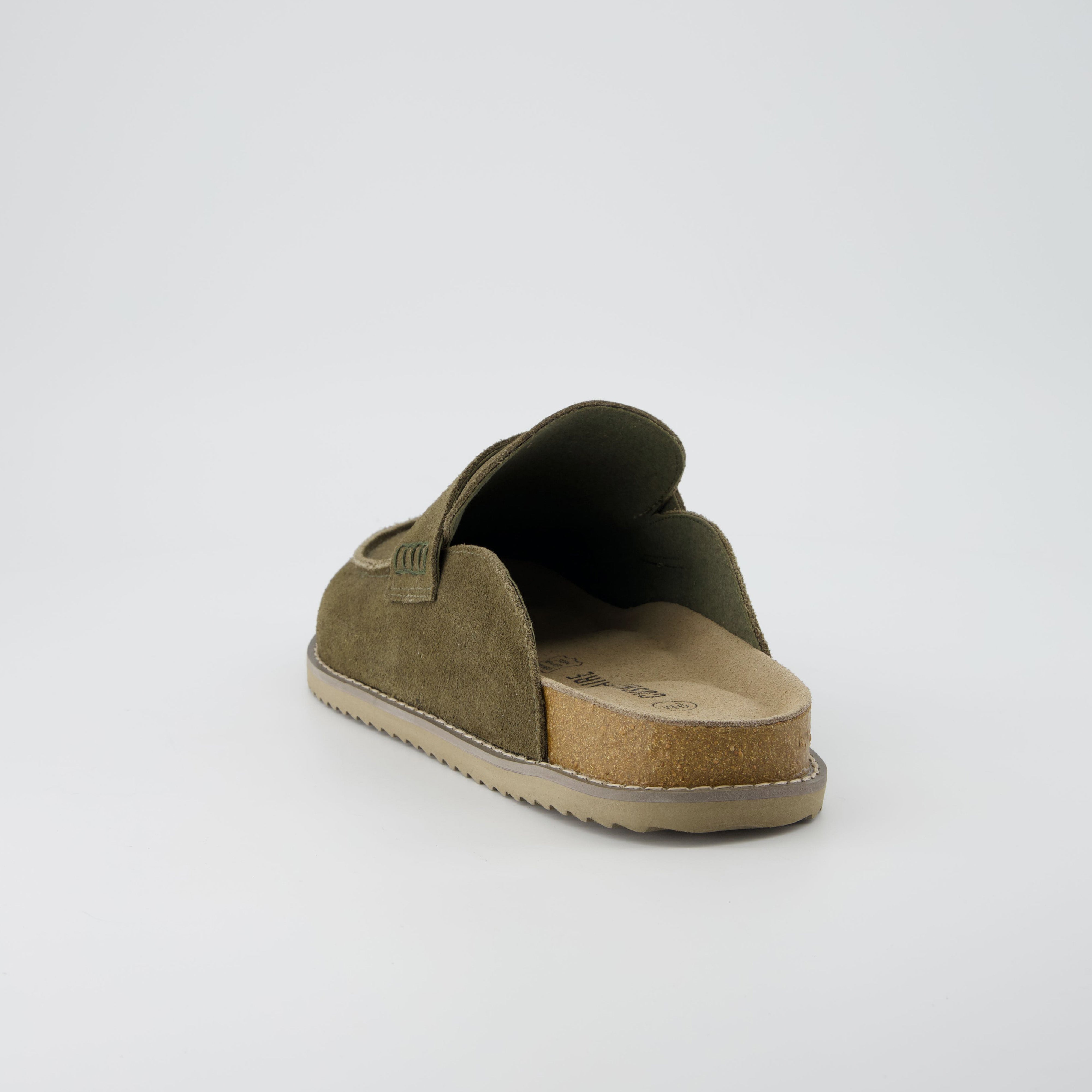 Wally Men's Loafer Clogs Olive Medium