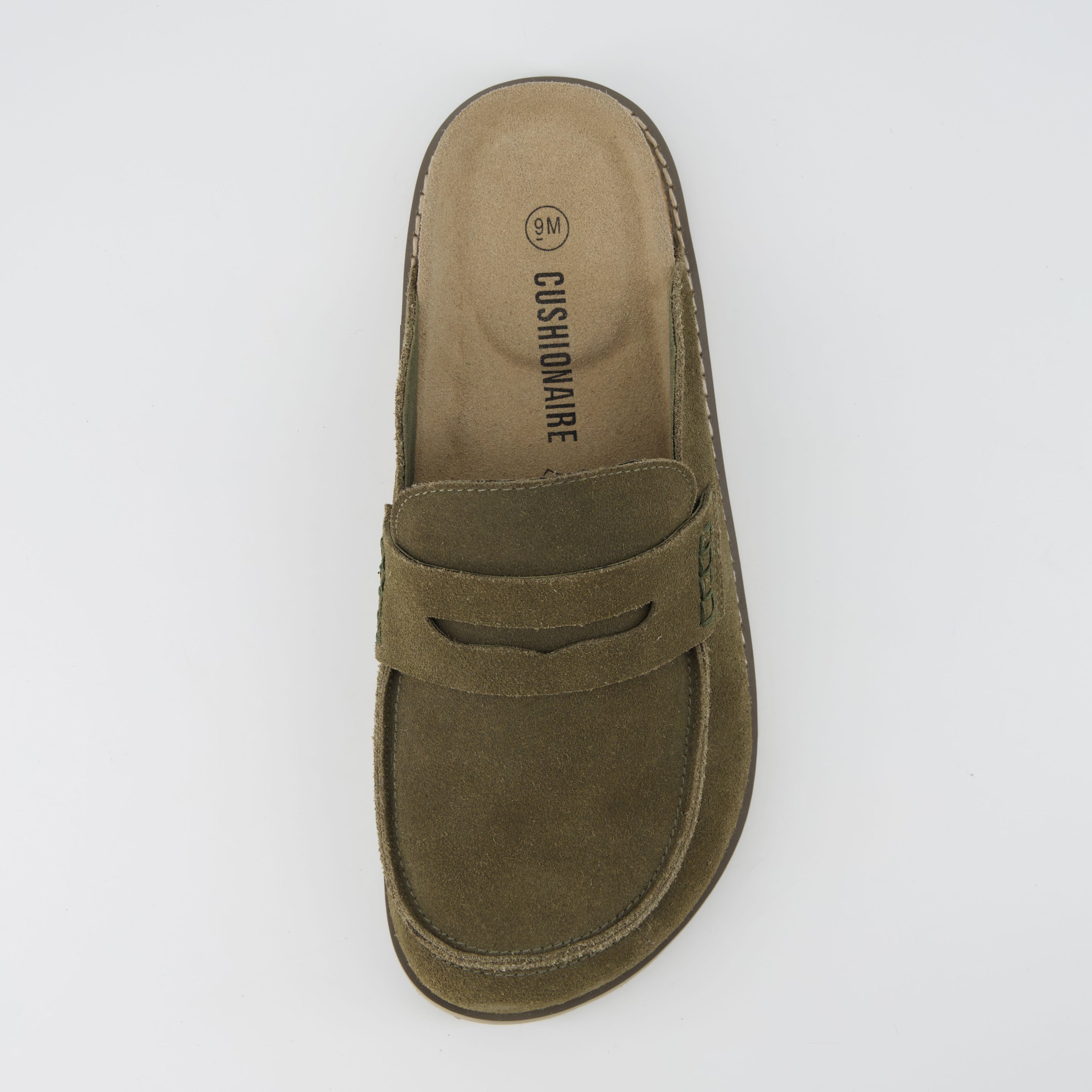 Wally Men's Loafer Clogs Olive Medium