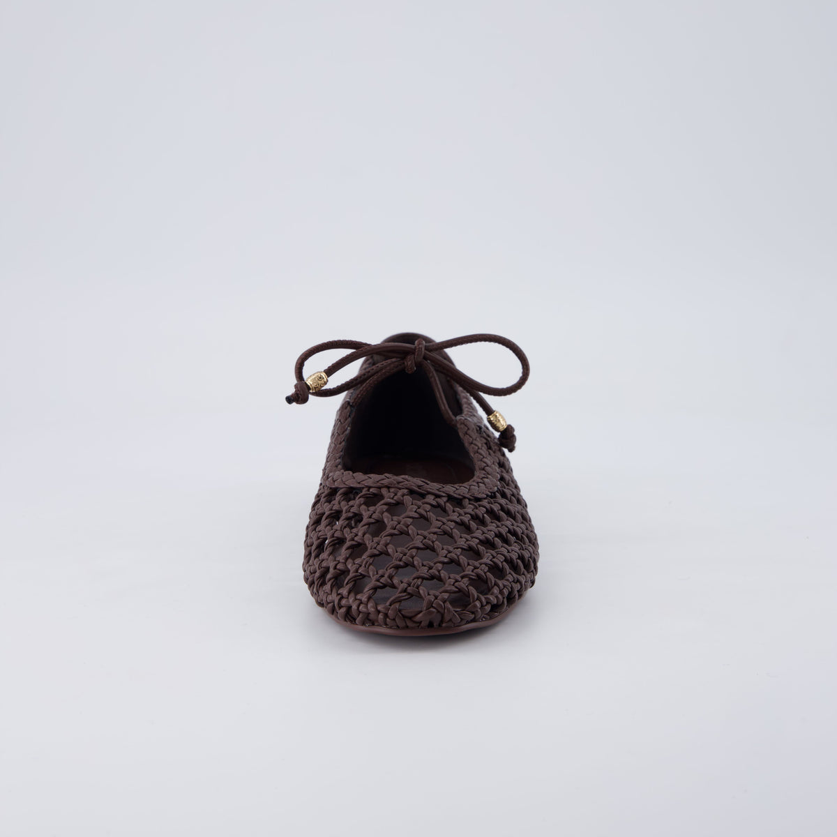 Wesley Woven Ballet Flats Brown