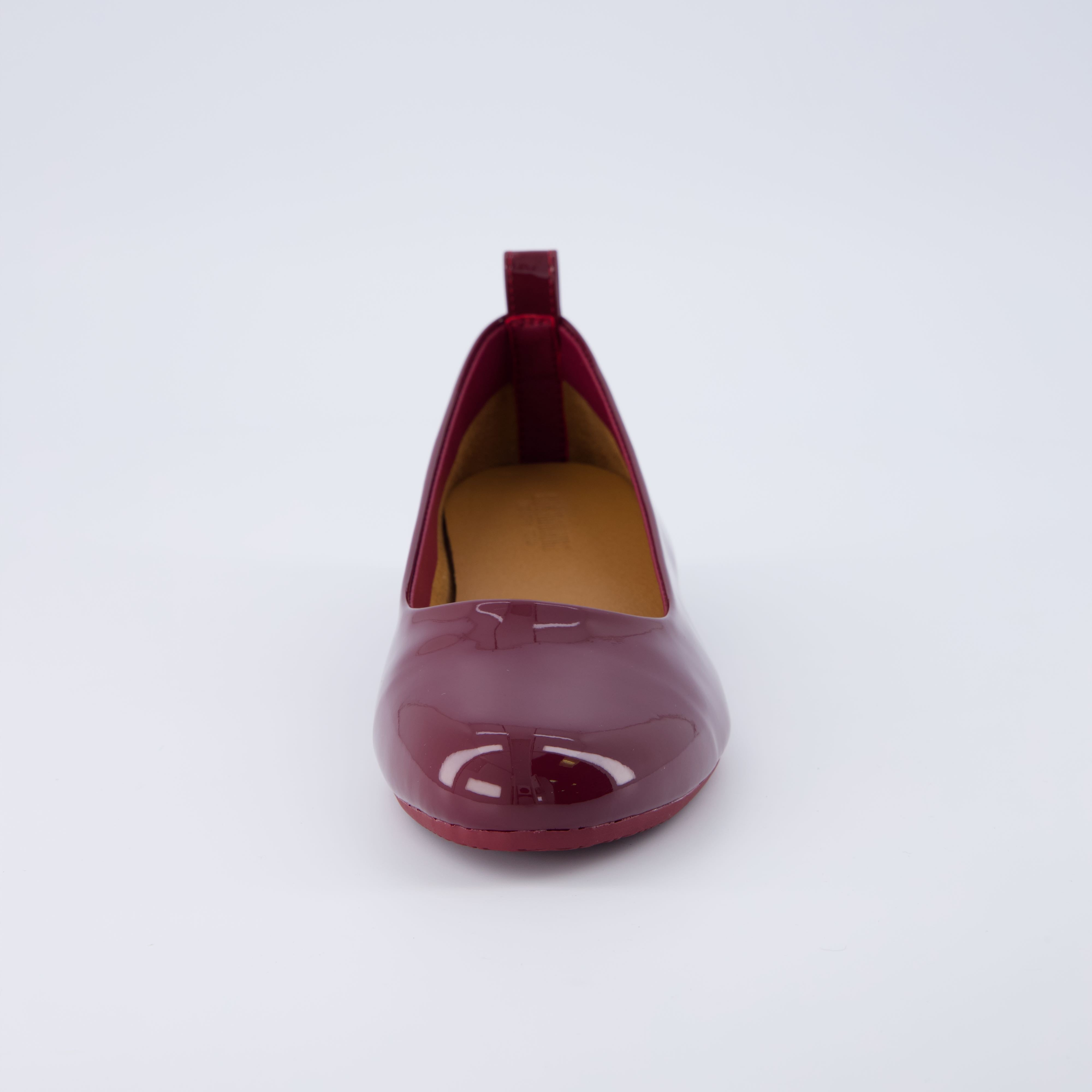 Wink Hidden Wedge Flat Burgundy Patent