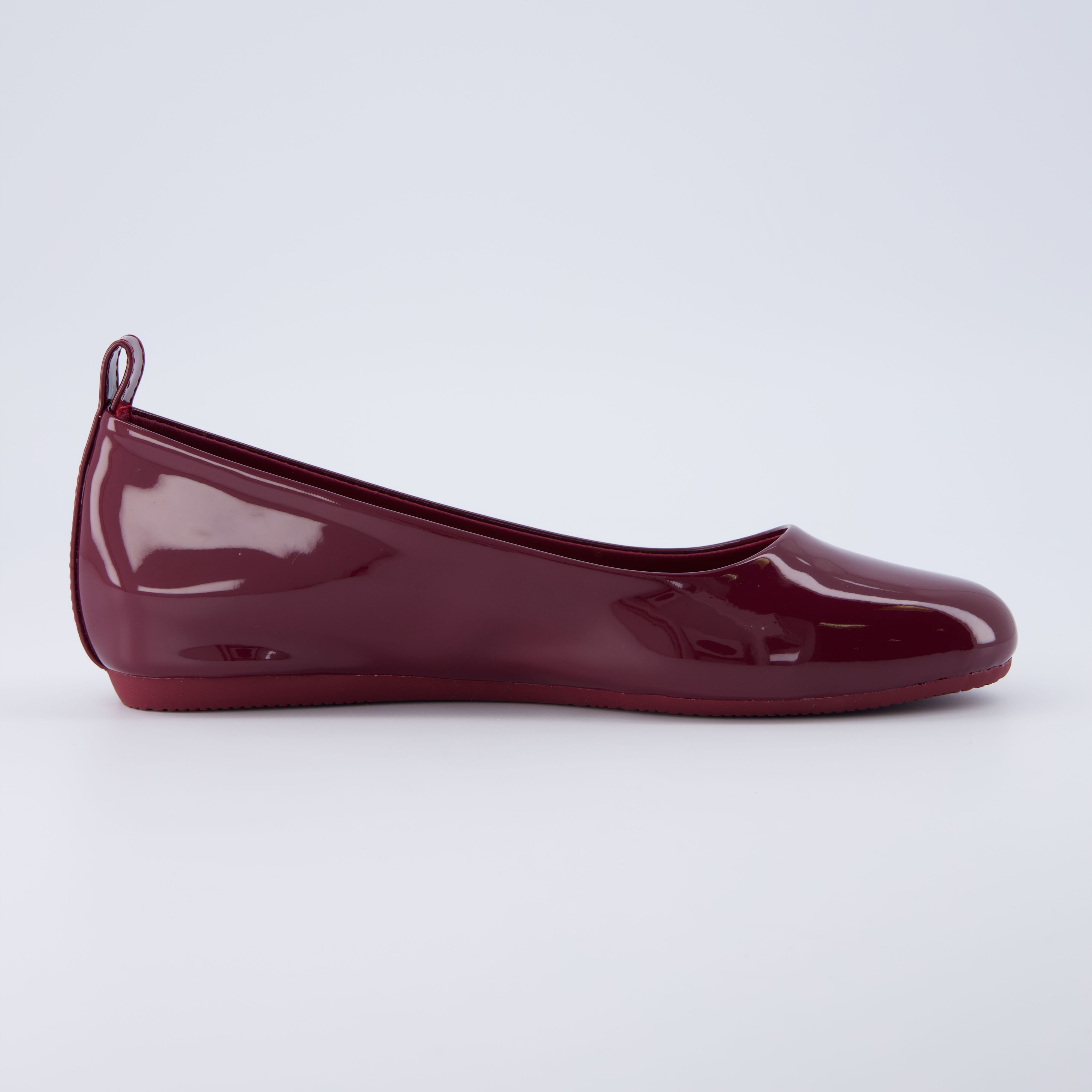 Wink Hidden Wedge Flat Burgundy Patent