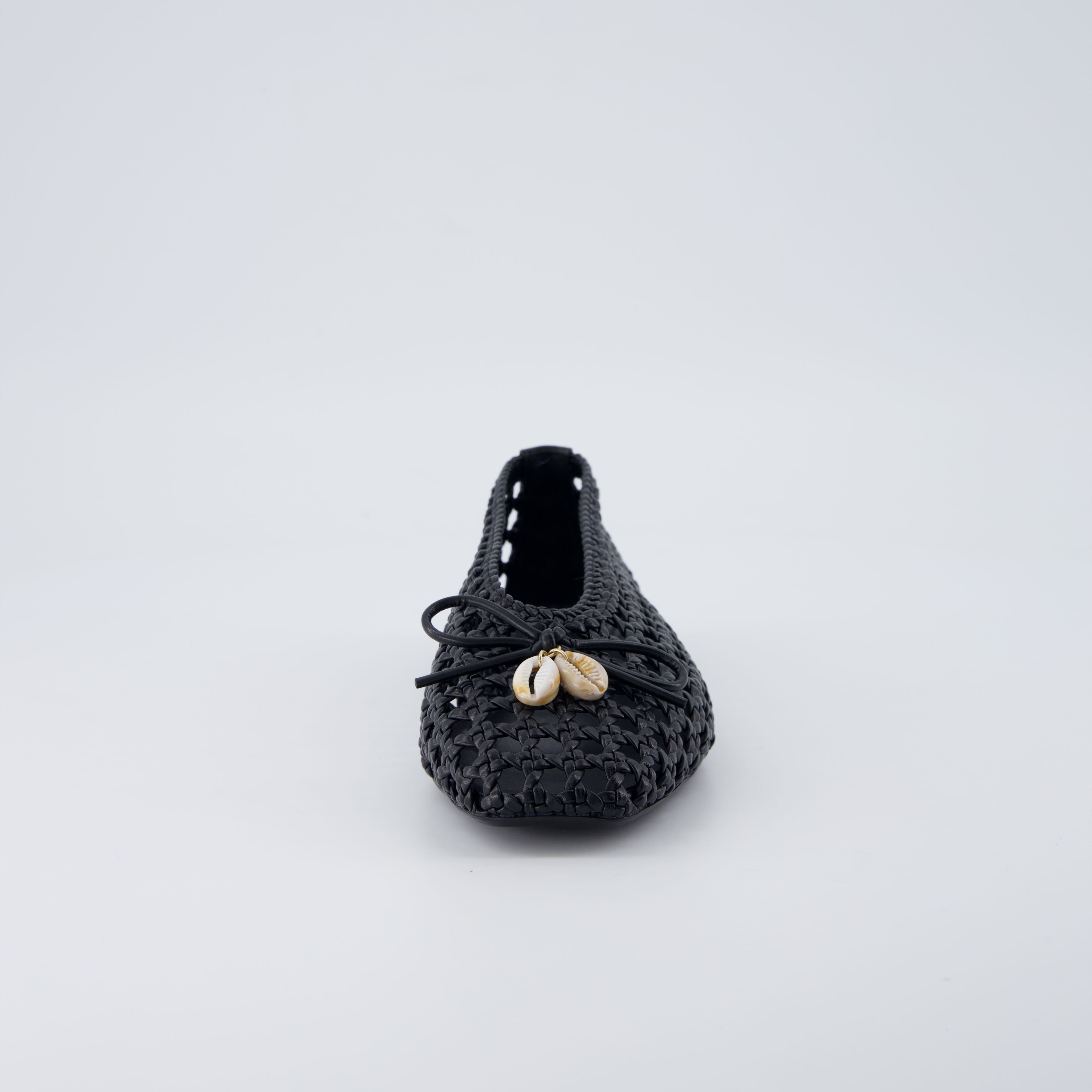 Witty Woven Ballet Flats Black Medium