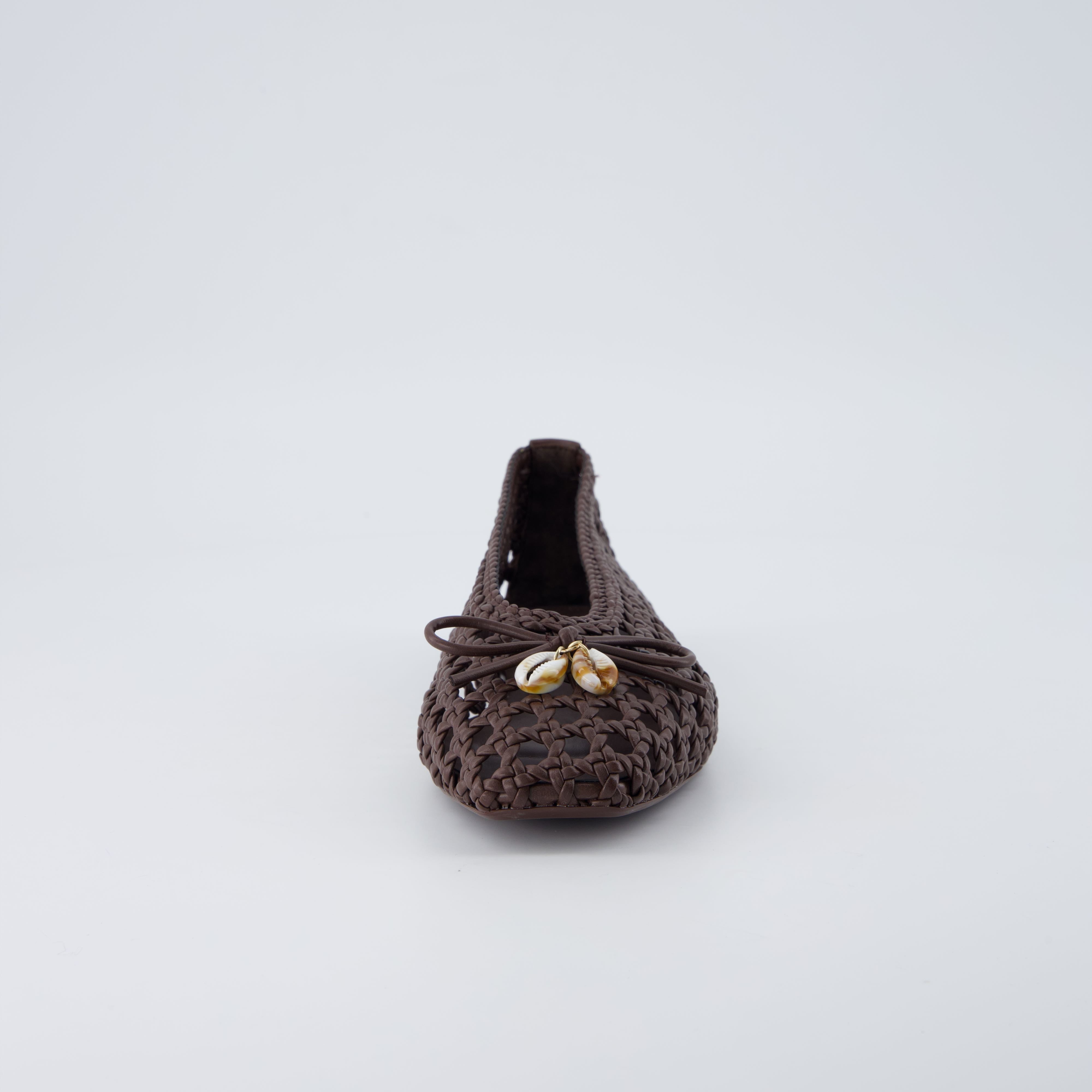 Witty Woven Ballet Flats Brown Medium