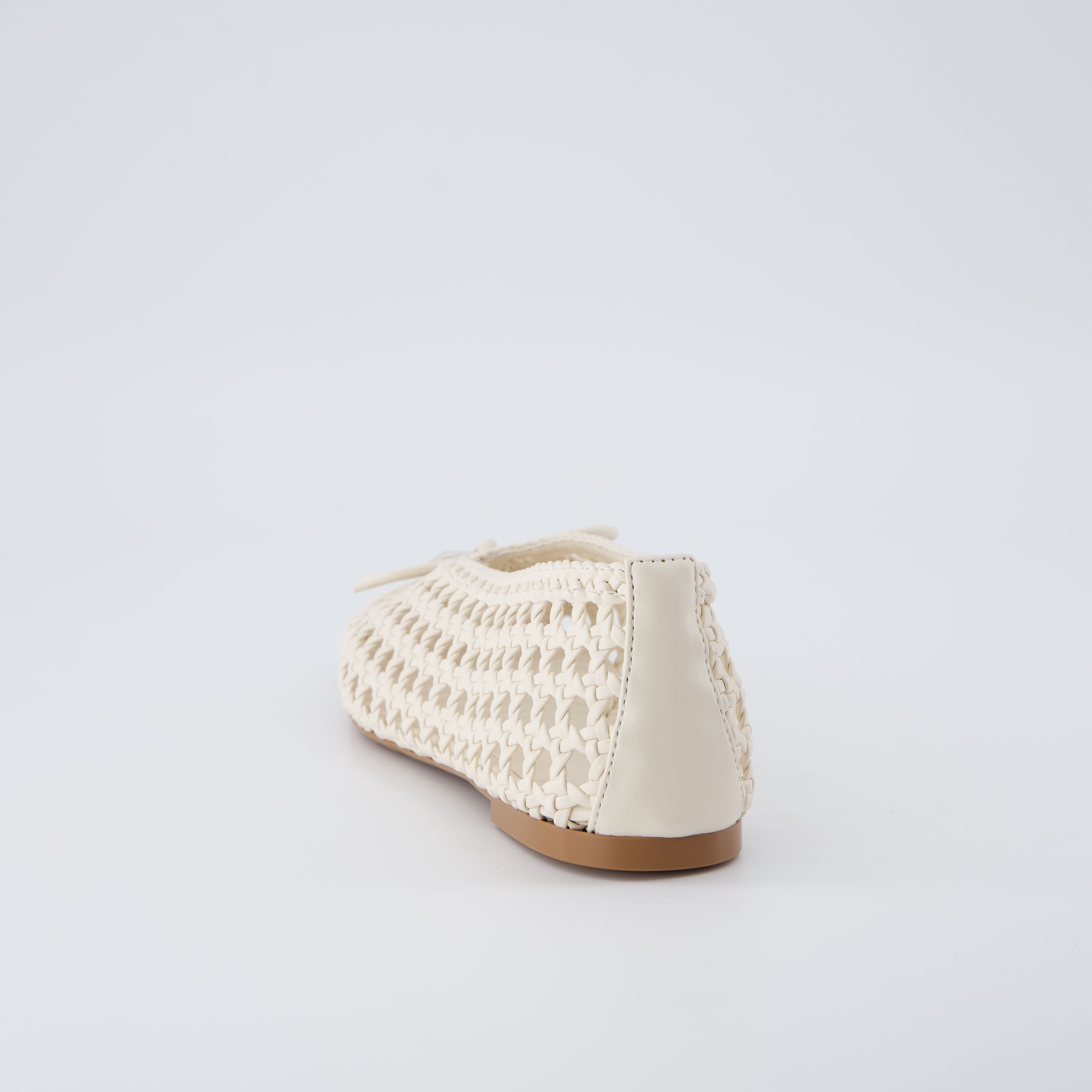 Witty Woven Ballet Flats Ivory Medium