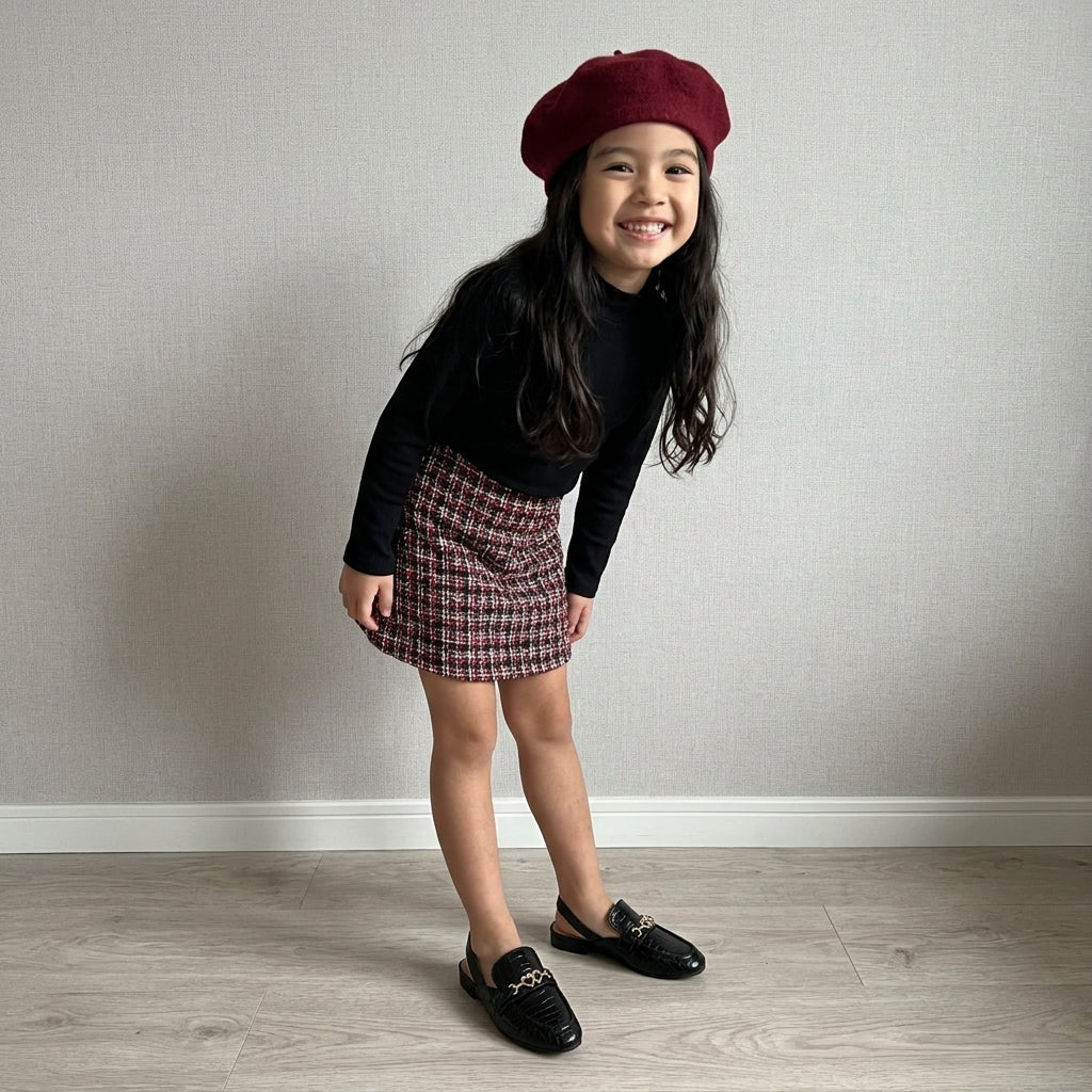 Yep Girls Penny Loafers Black Medium