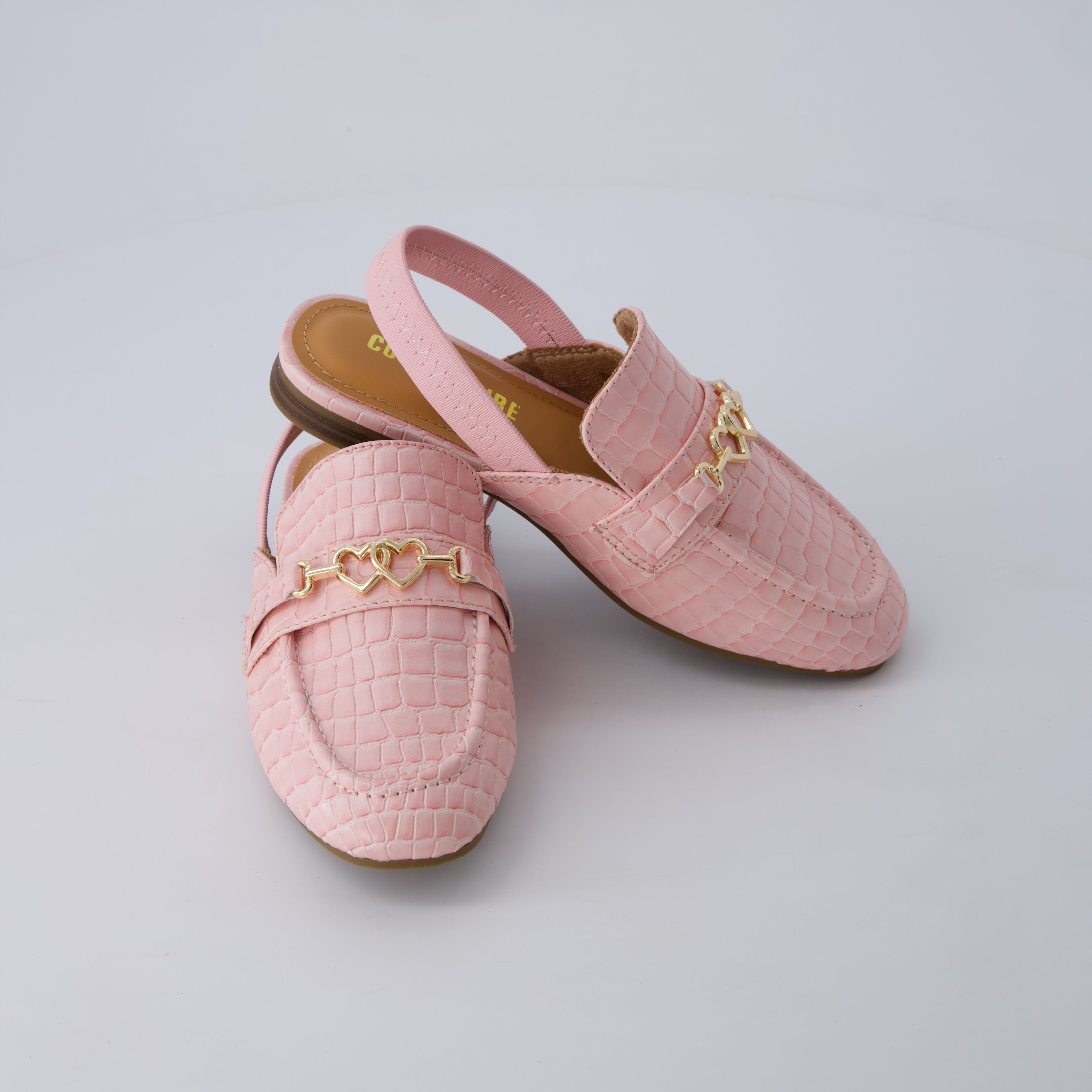 Yep Girls Penny Loafers PINK Medium