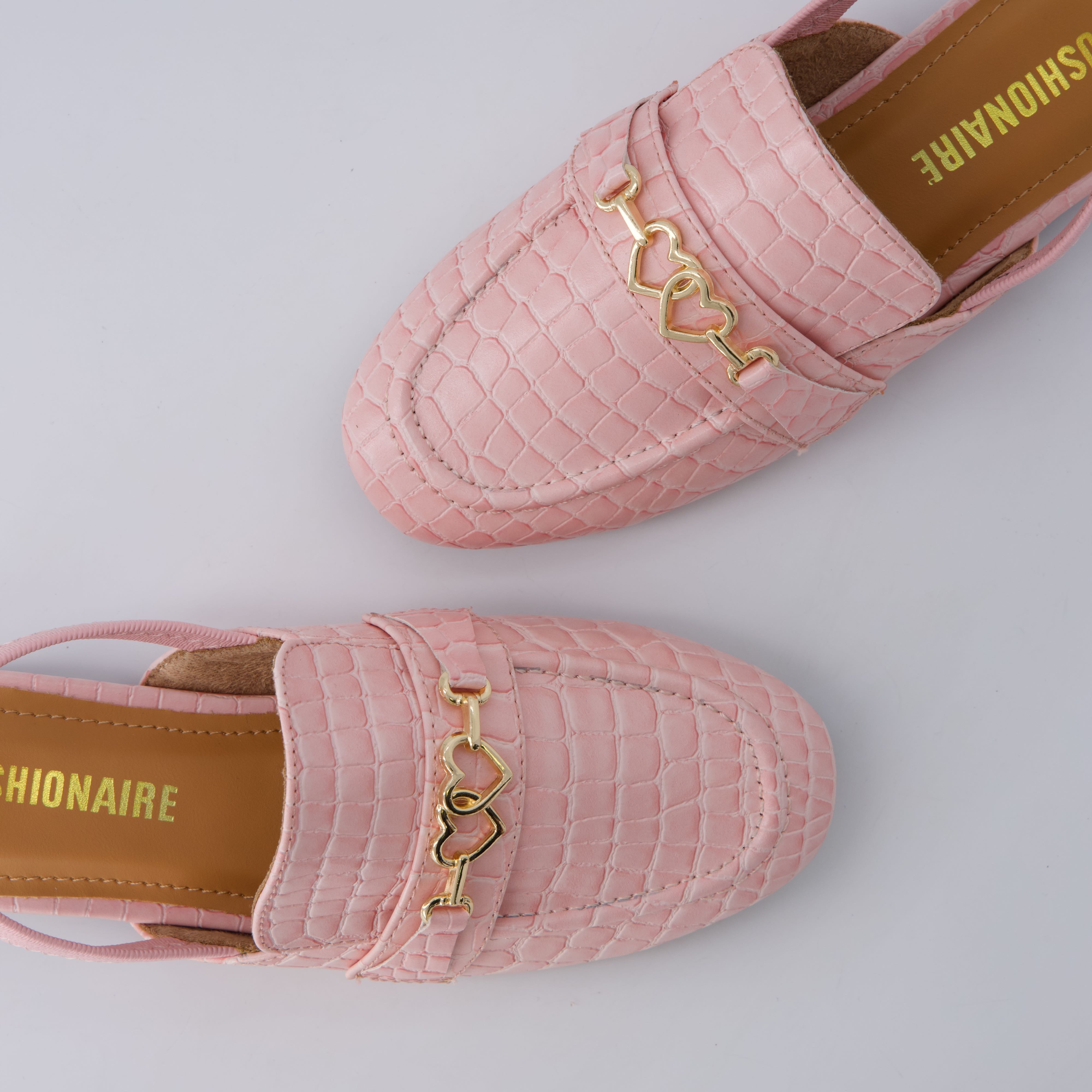 Yep Girls Penny Loafers PINK Medium