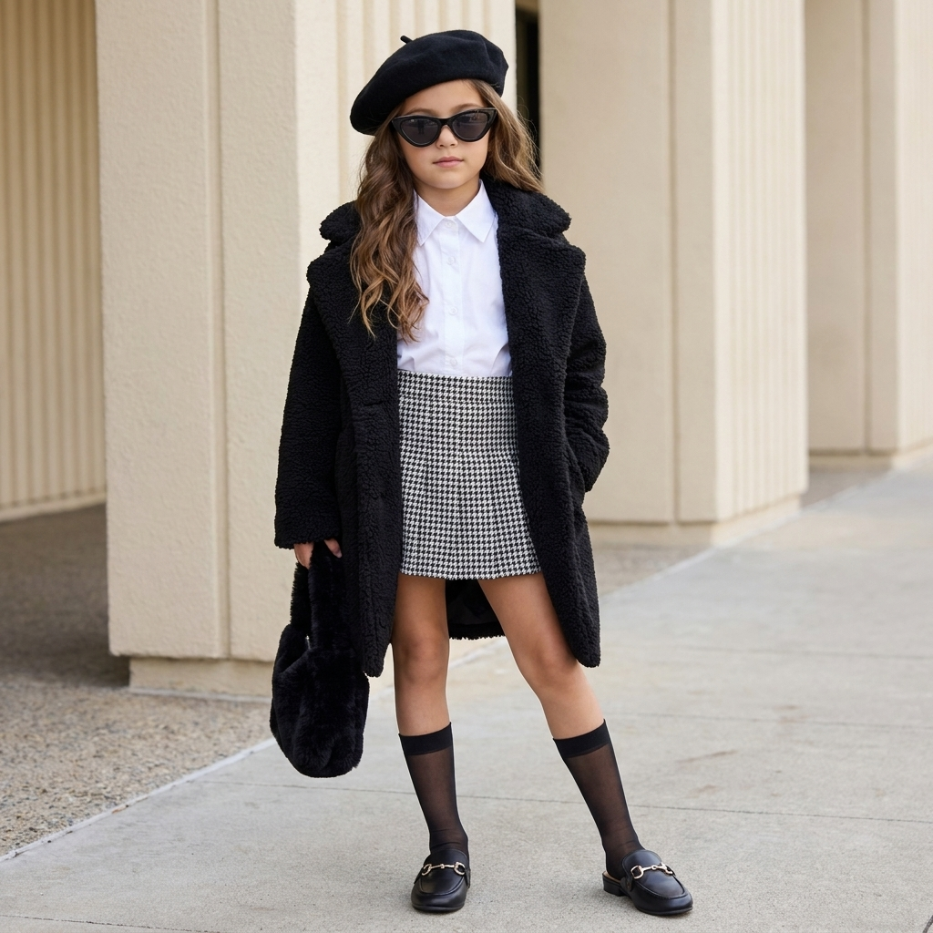Yoga Kids Backless Loafers Black Medium