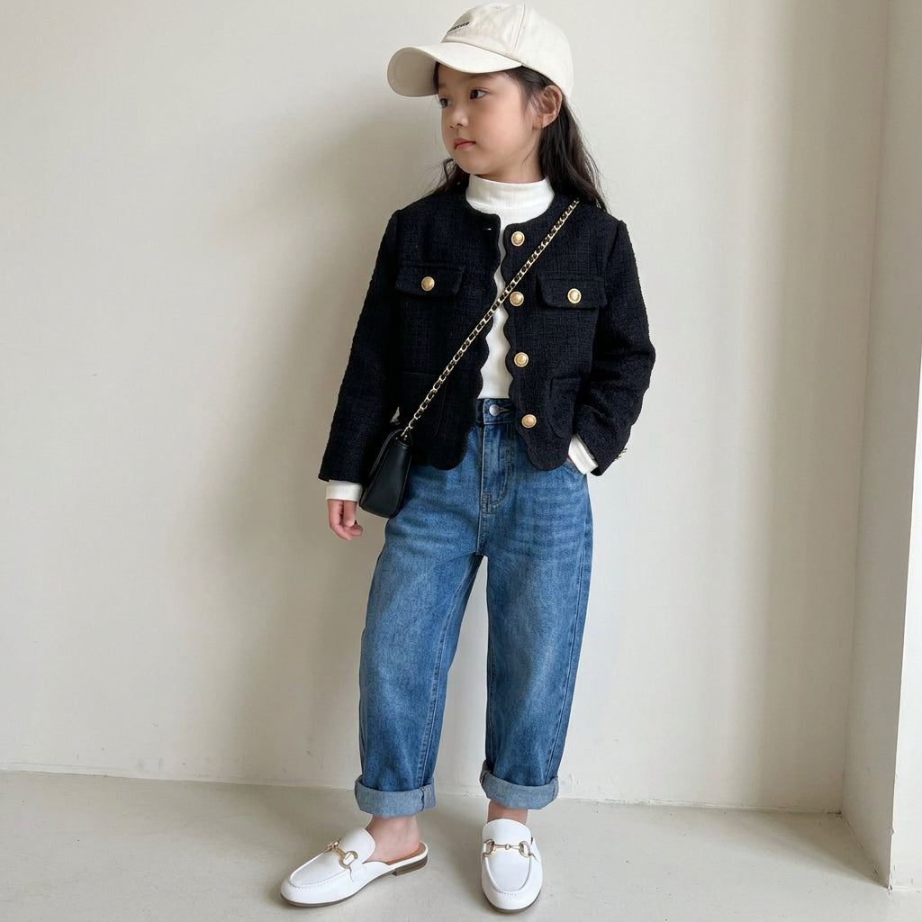 Yoga Kids Backless Loafers Bone Medium