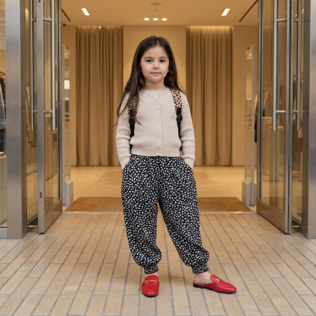 Yoga Kids Backless Loafers Red Medium
