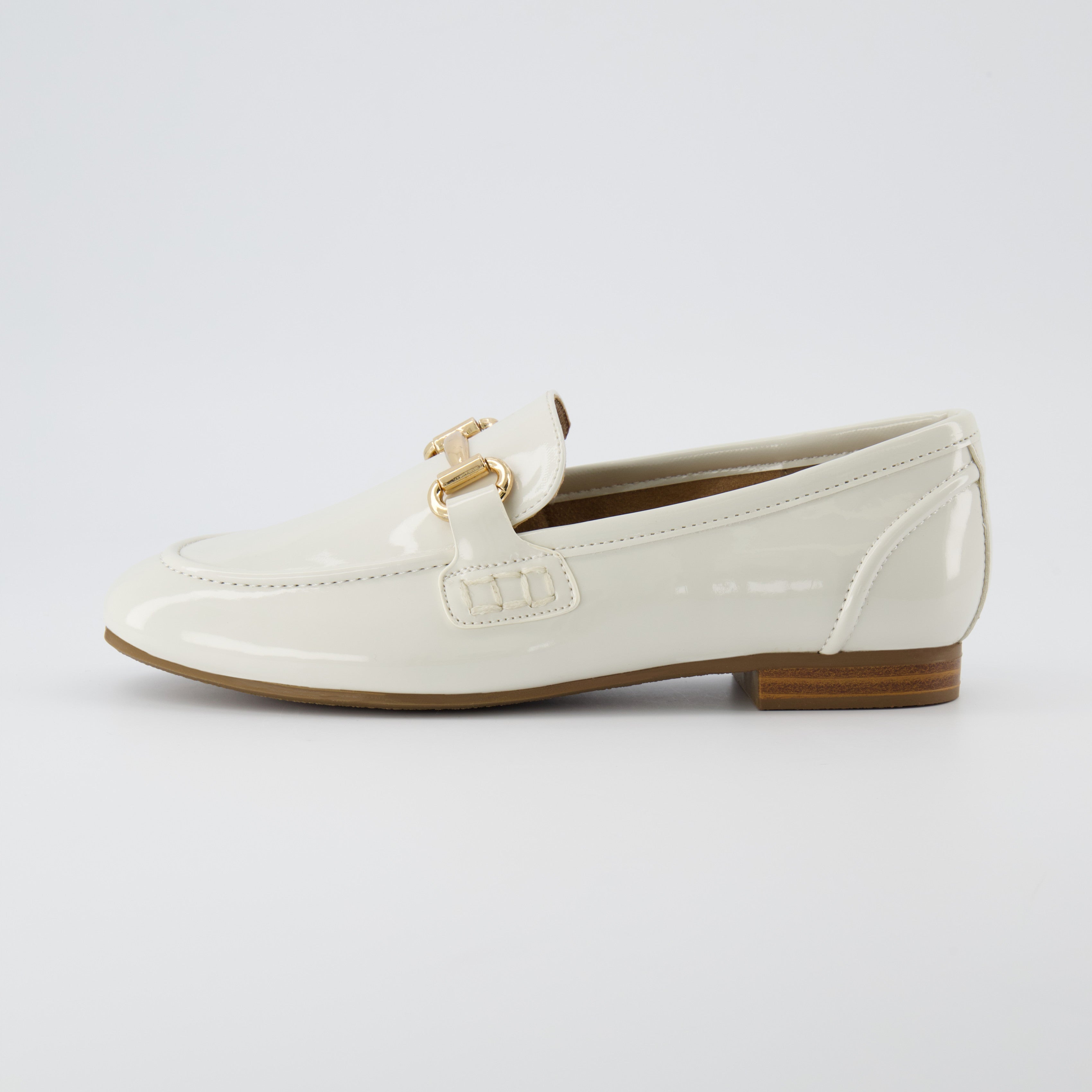 York Slip On Loafer Bone Patent