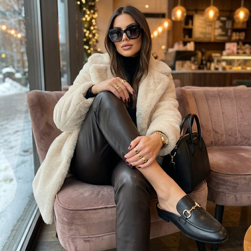Yummy Slip On Mules Black