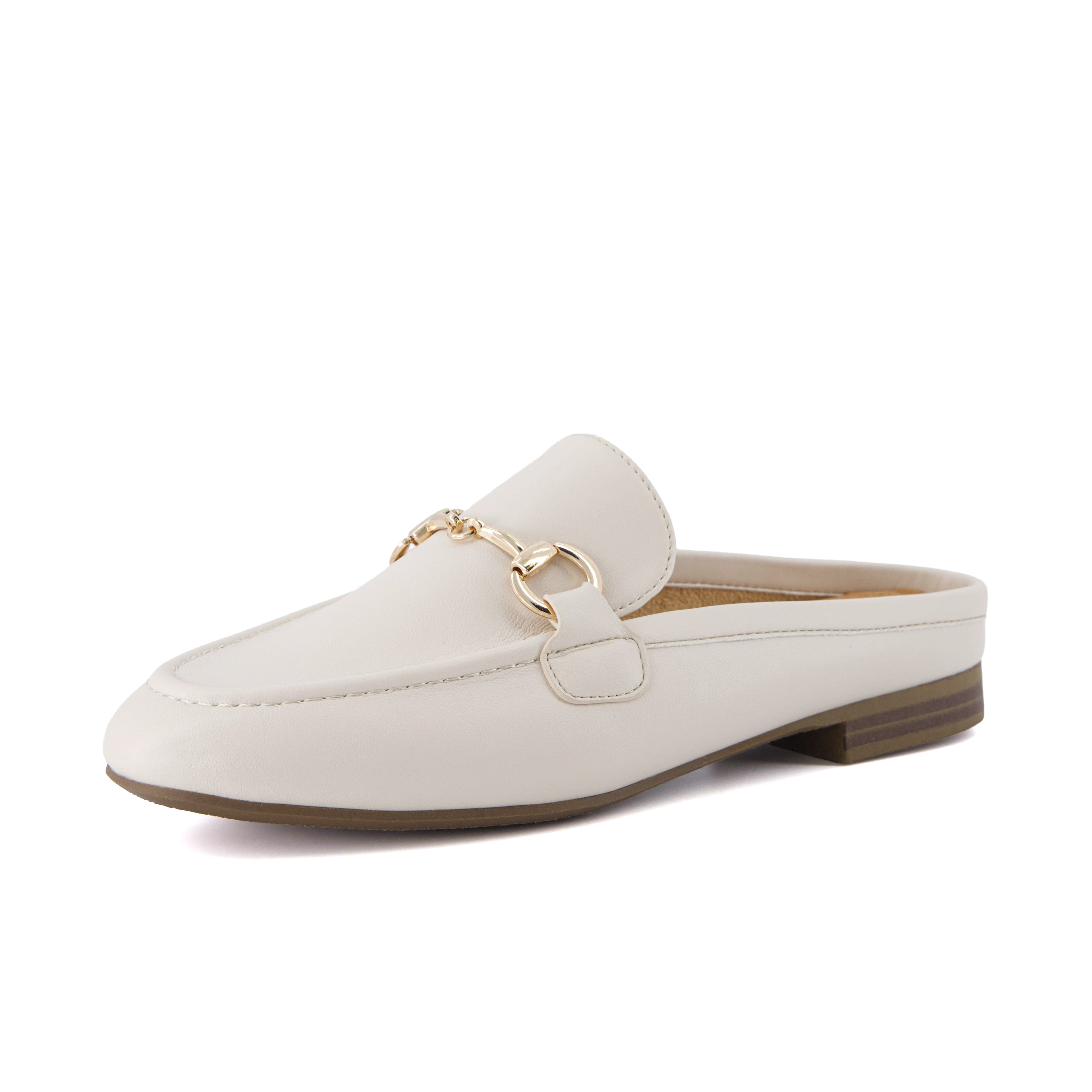 Yummy Slip On Mules Bone