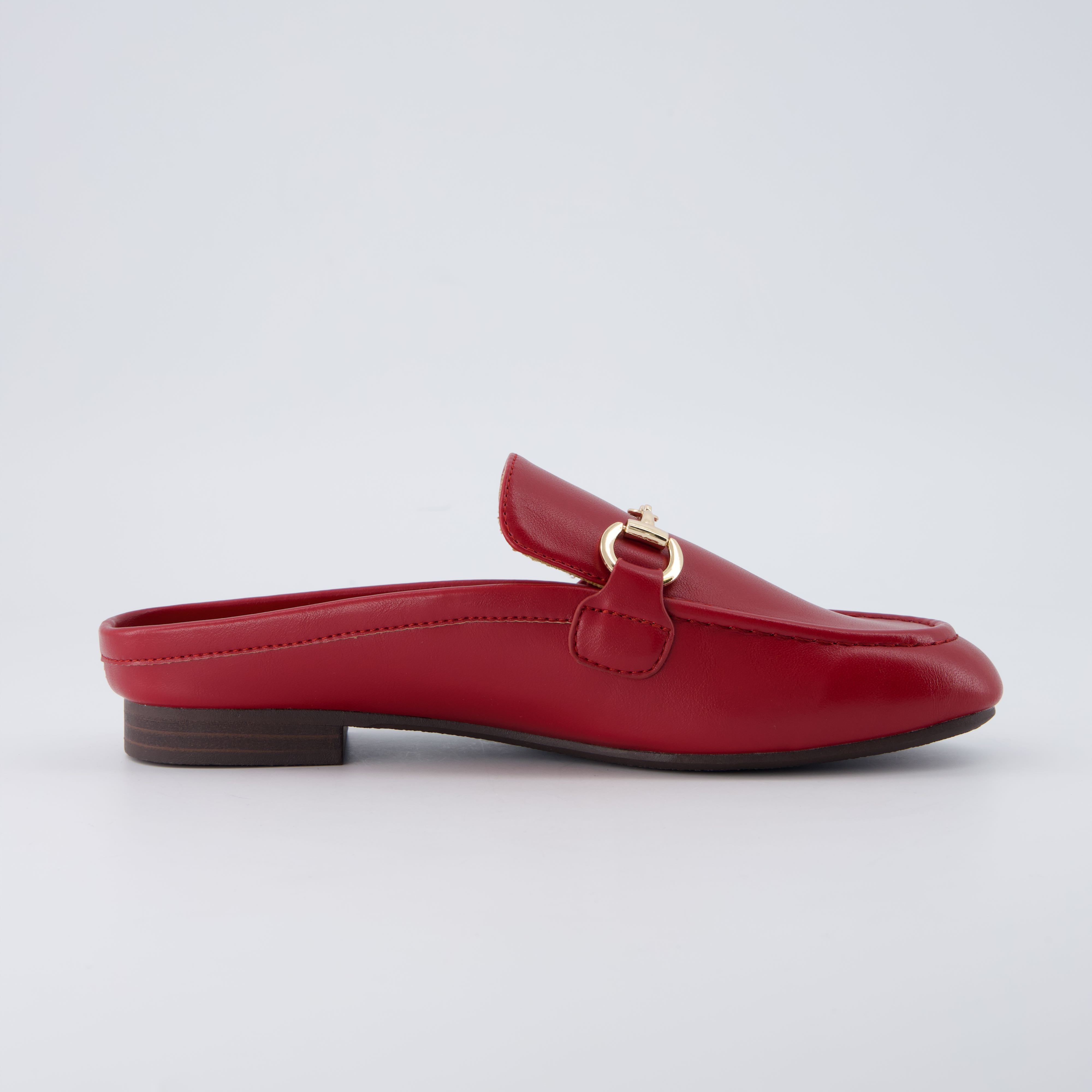 Yummy Slip On Mules Red