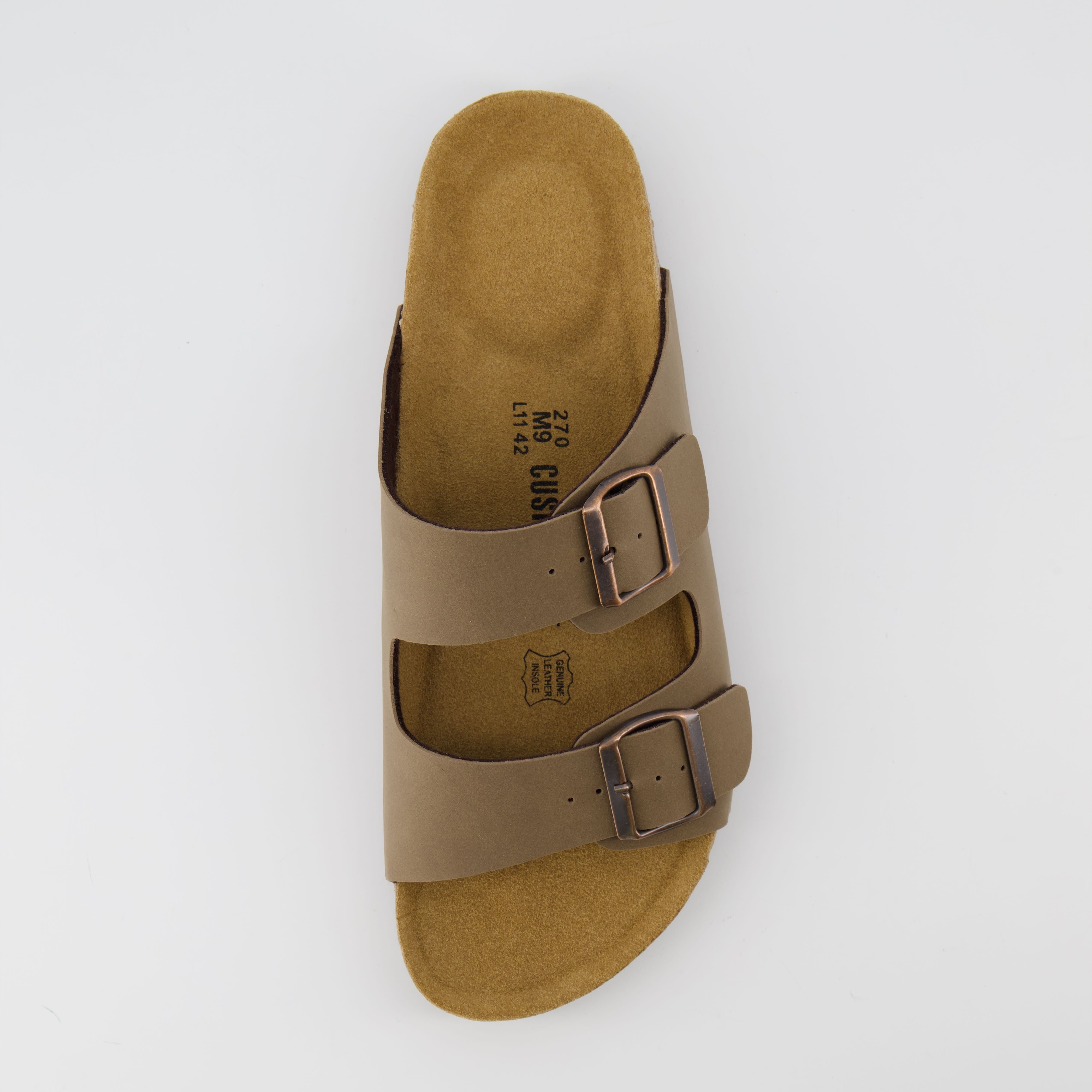 Lane Men's Cork Footbed Sandal Olive Medium