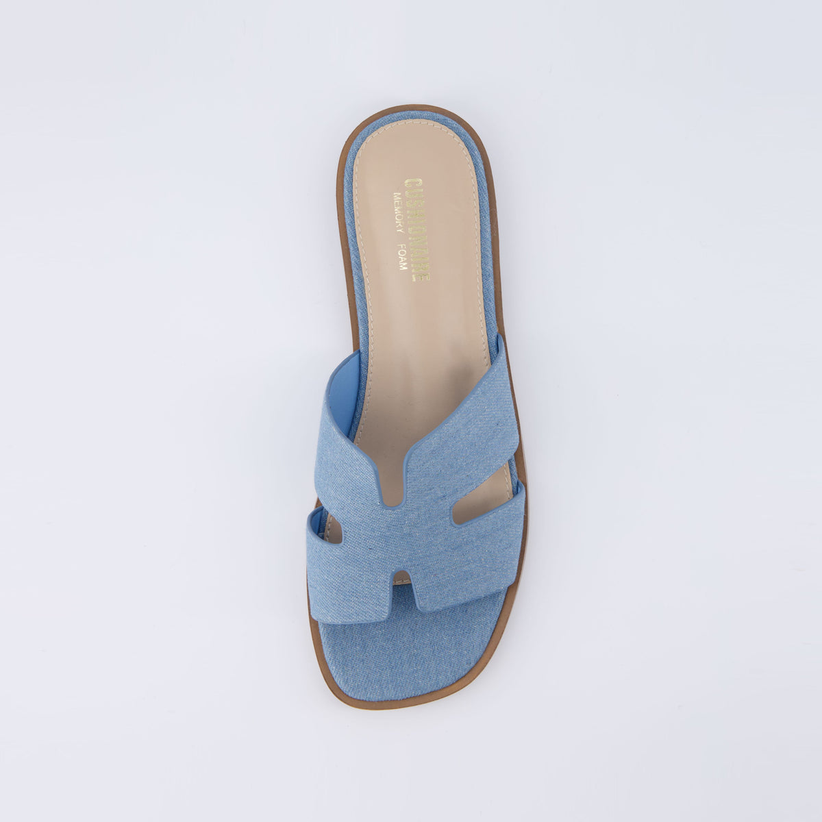 Voyage Strap Slides Denim