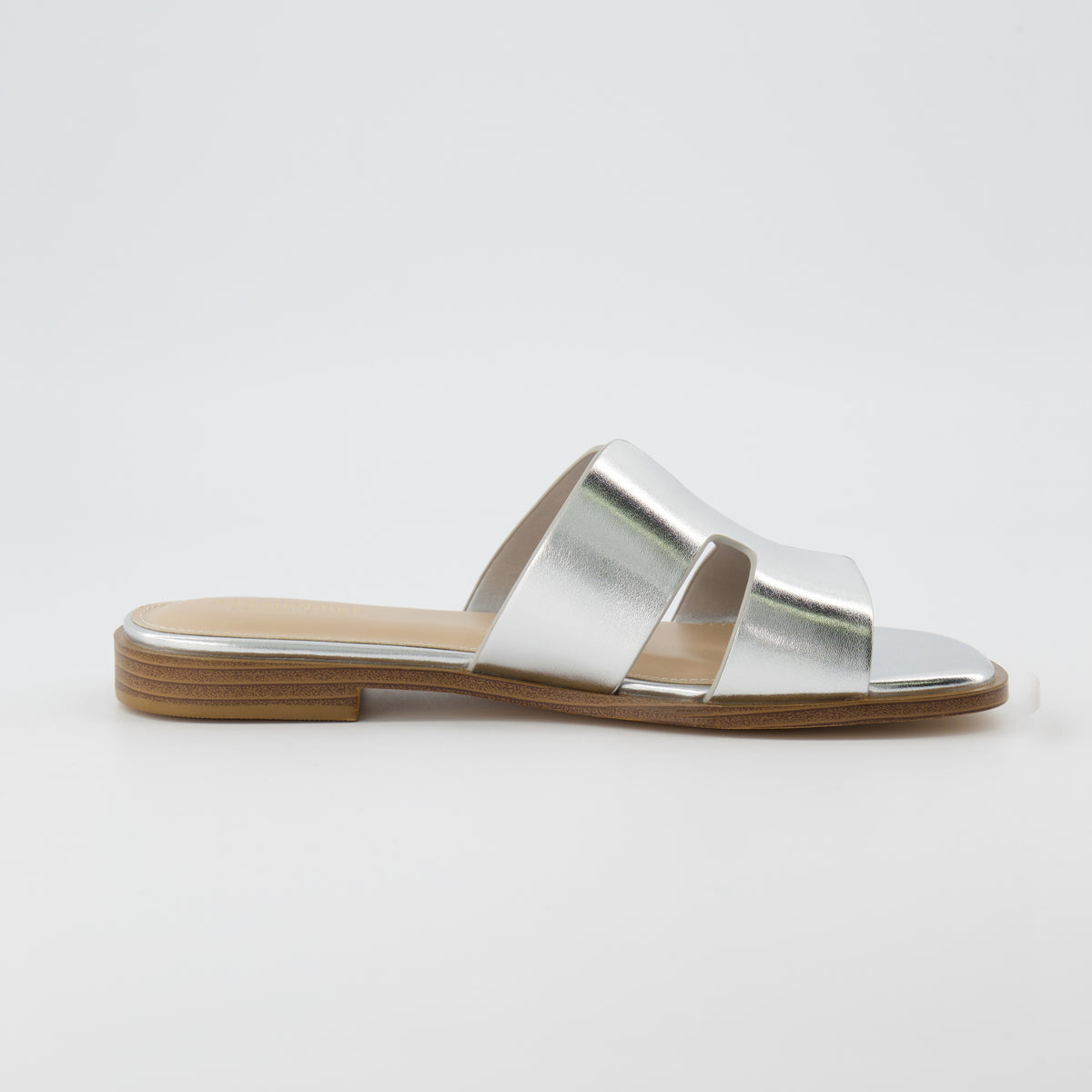 Voyage Strap Slides Silver Smooth