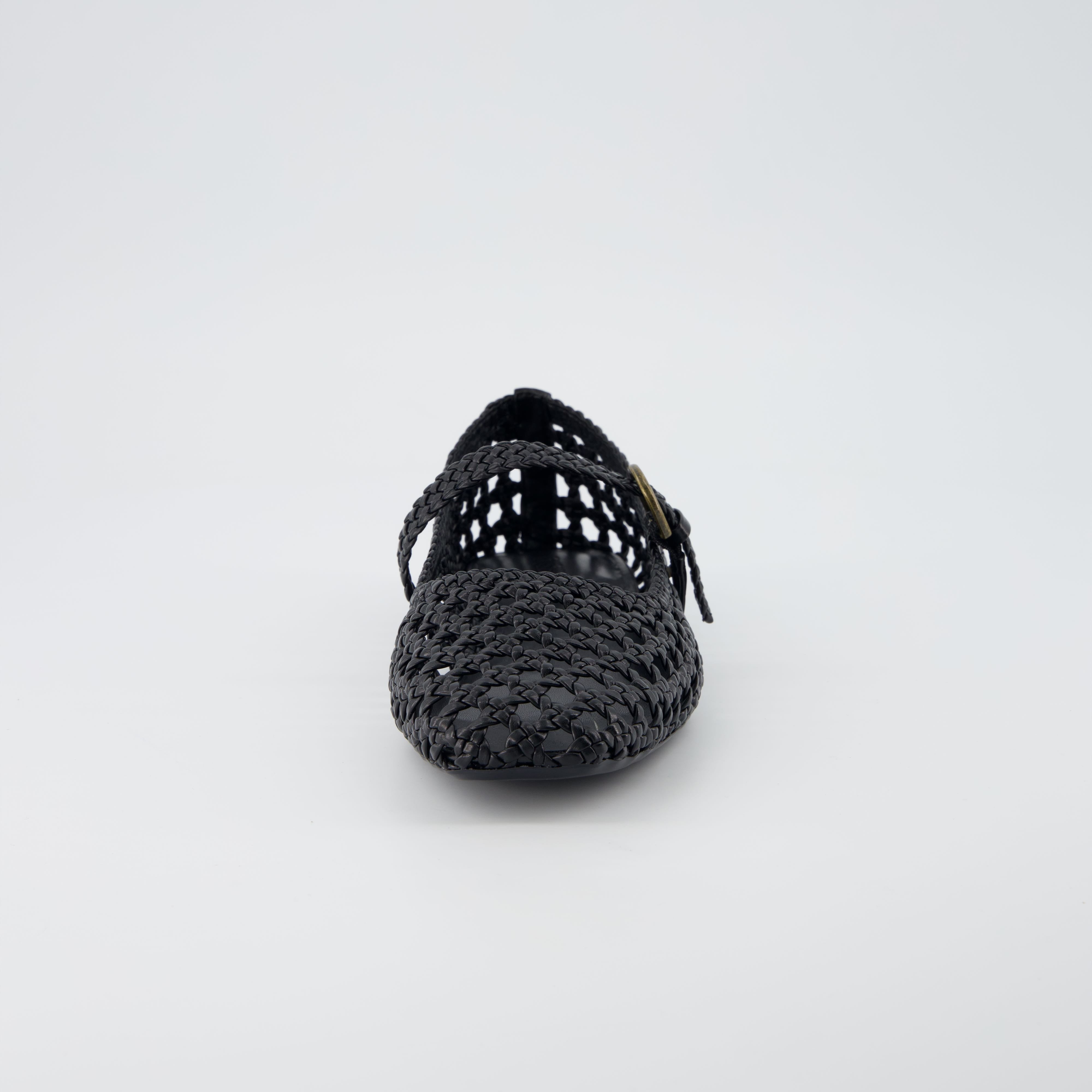 Weston Woven Mary Jane Black