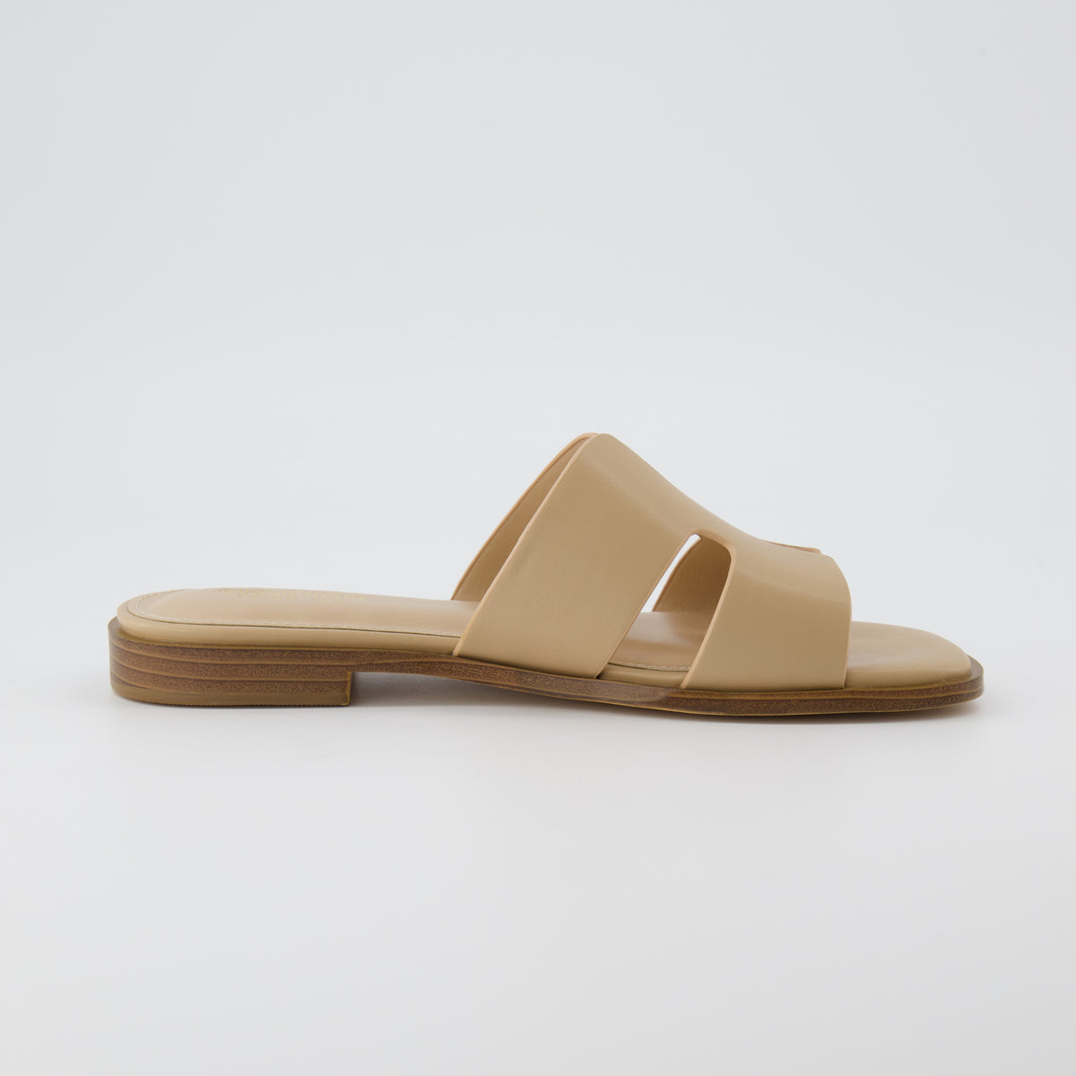 Voyage Strap Slides Tan Smooth