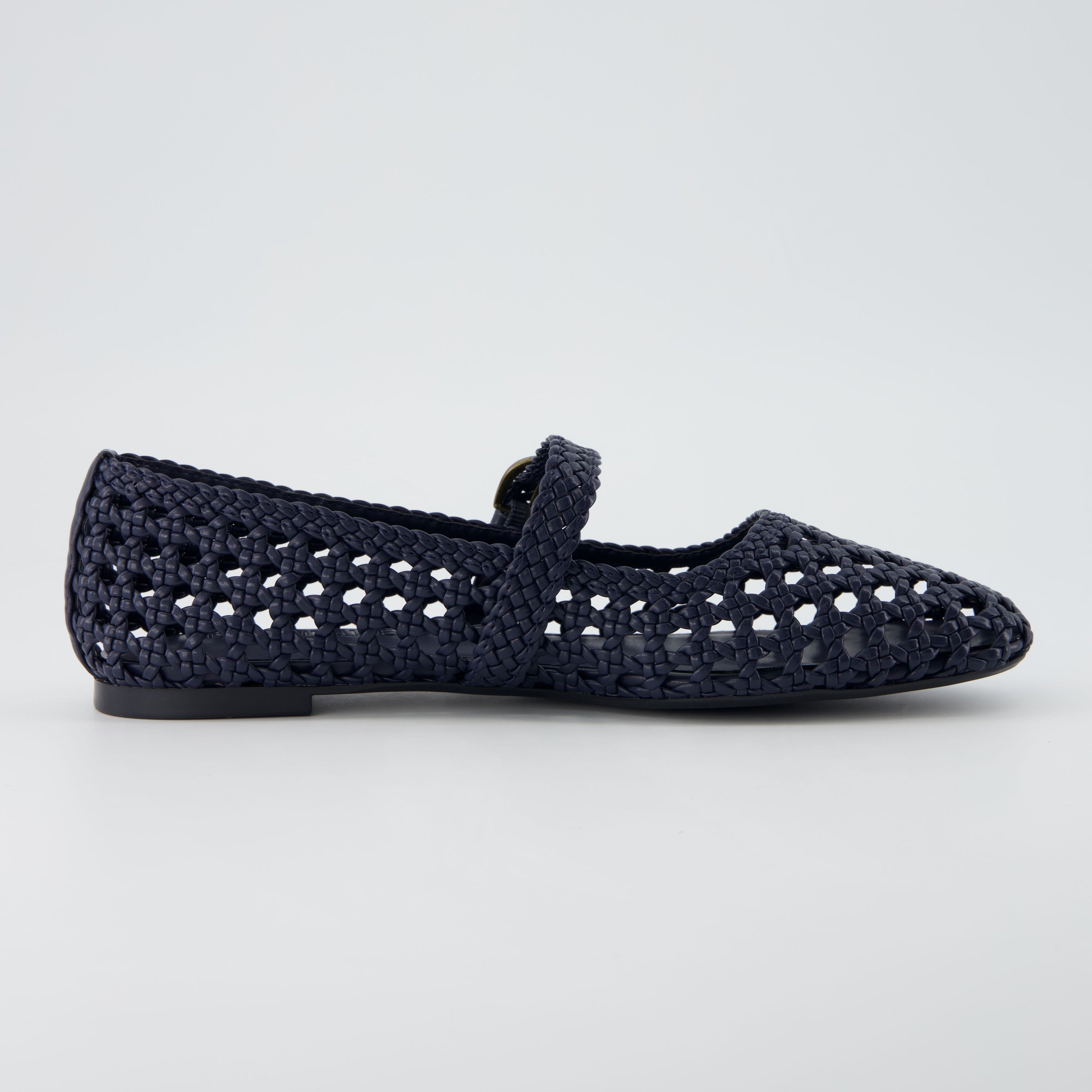 Weston Woven Mary Jane Navy