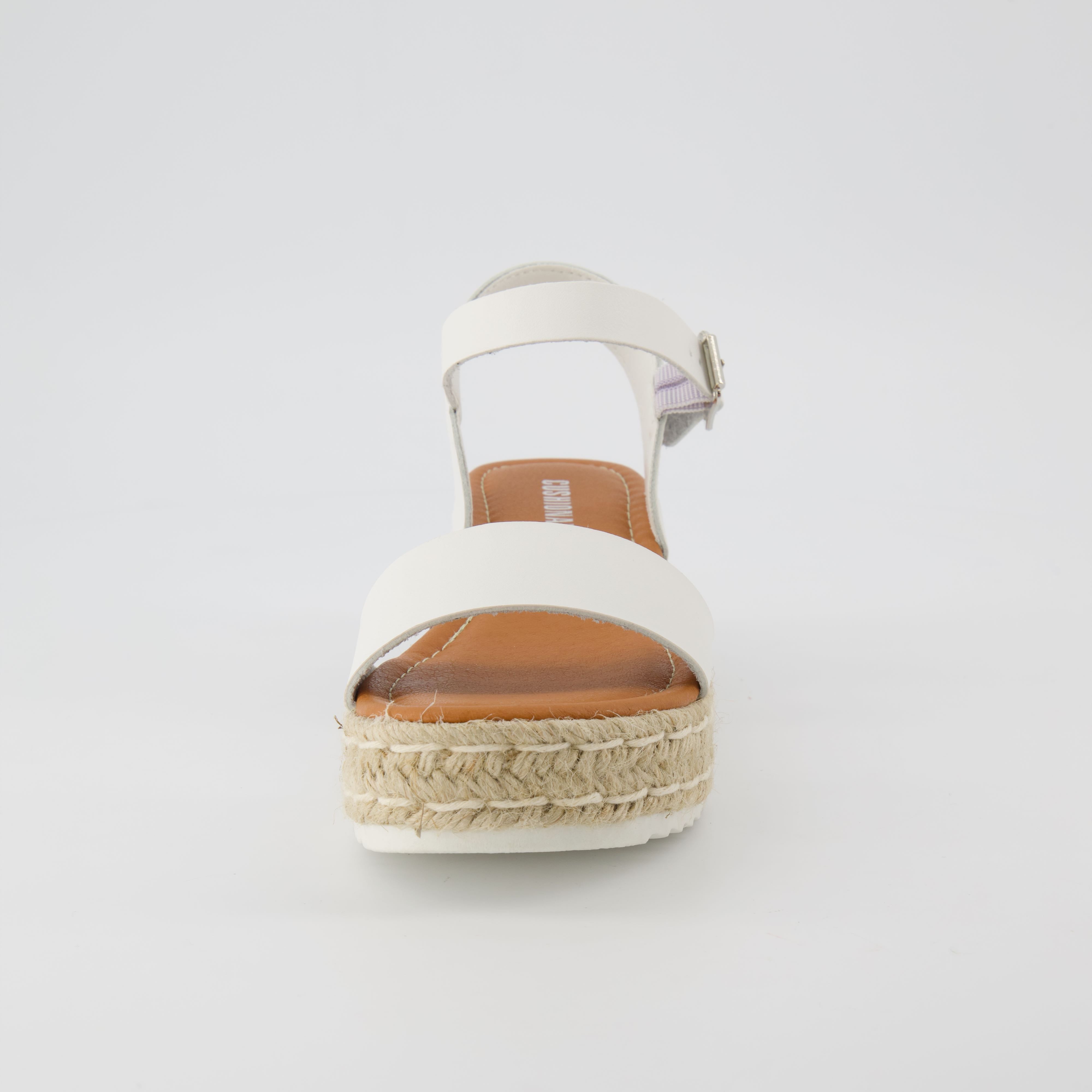 Melissa Espadrille Platform Sandals White Medium