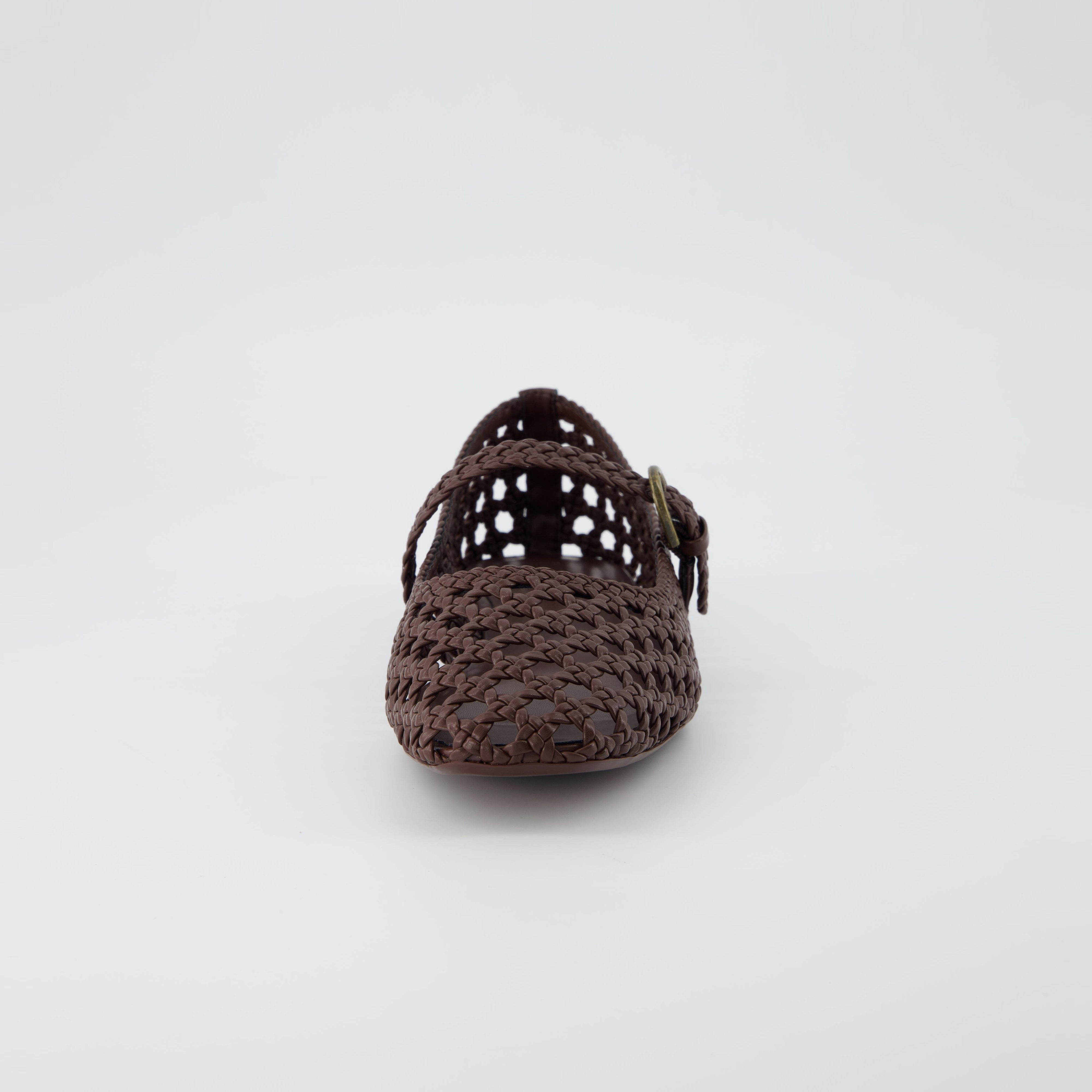 Weston Woven Mary Jane Brown