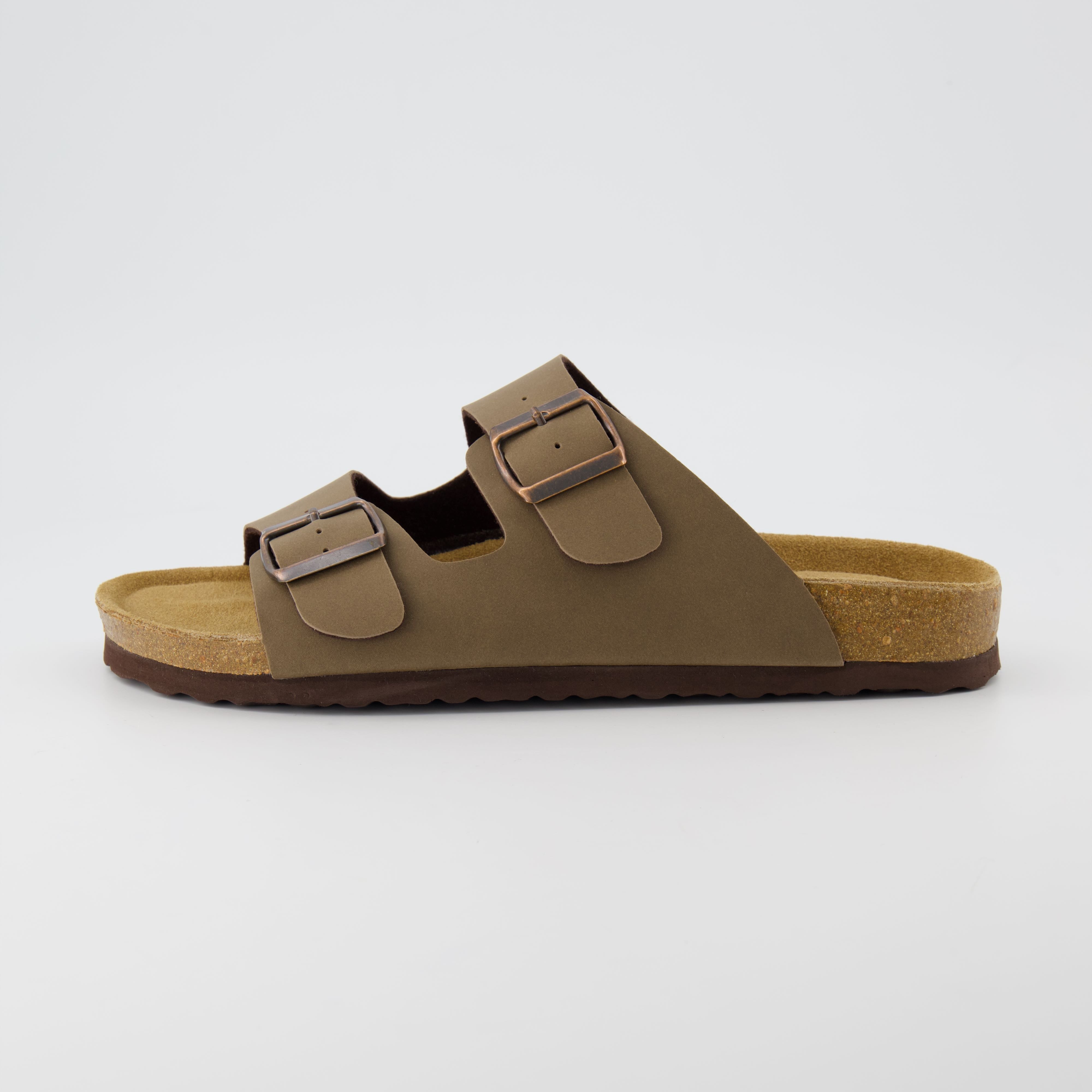 Lane Men's Cork Footbed Sandal Olive Medium