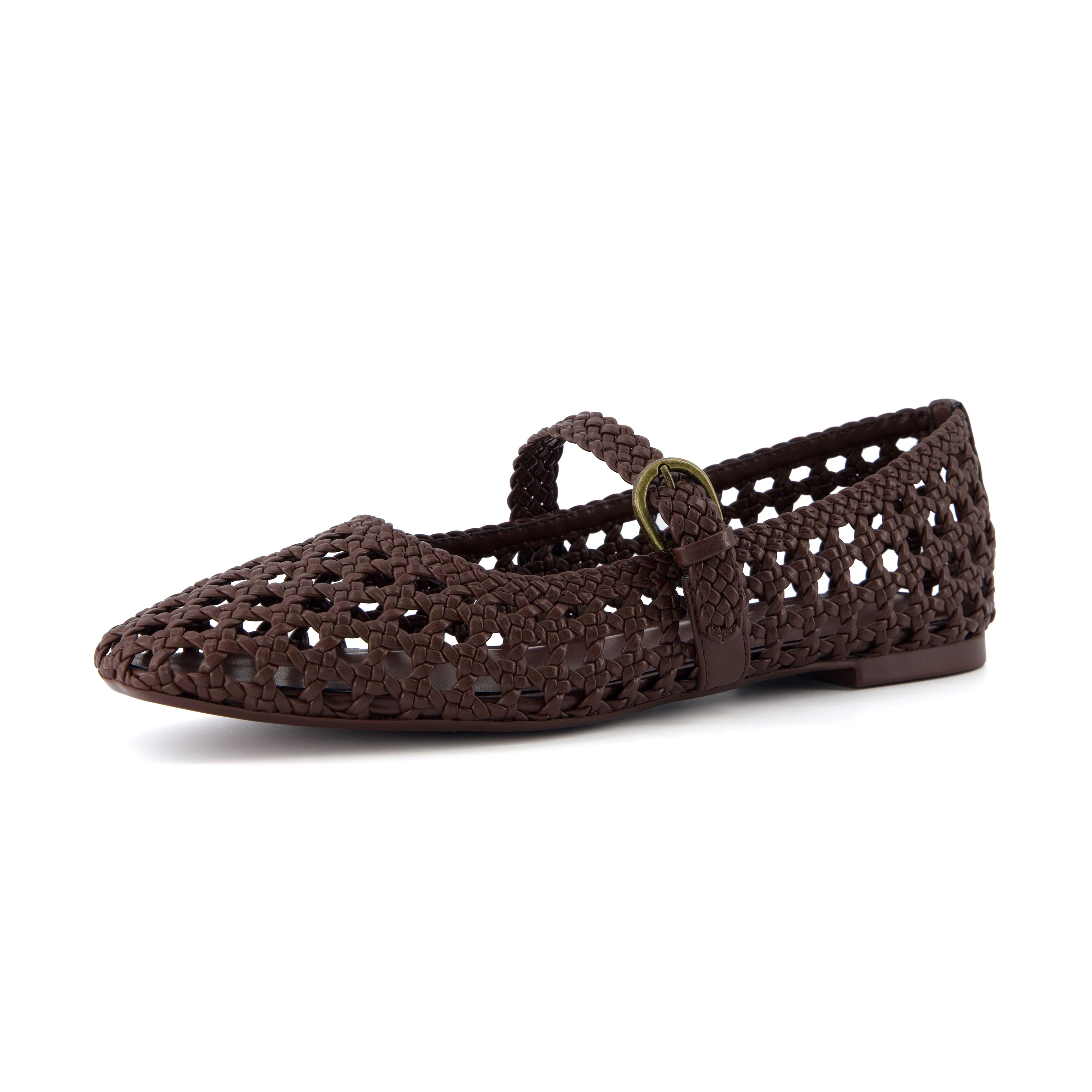 Weston Woven Mary Jane Brown