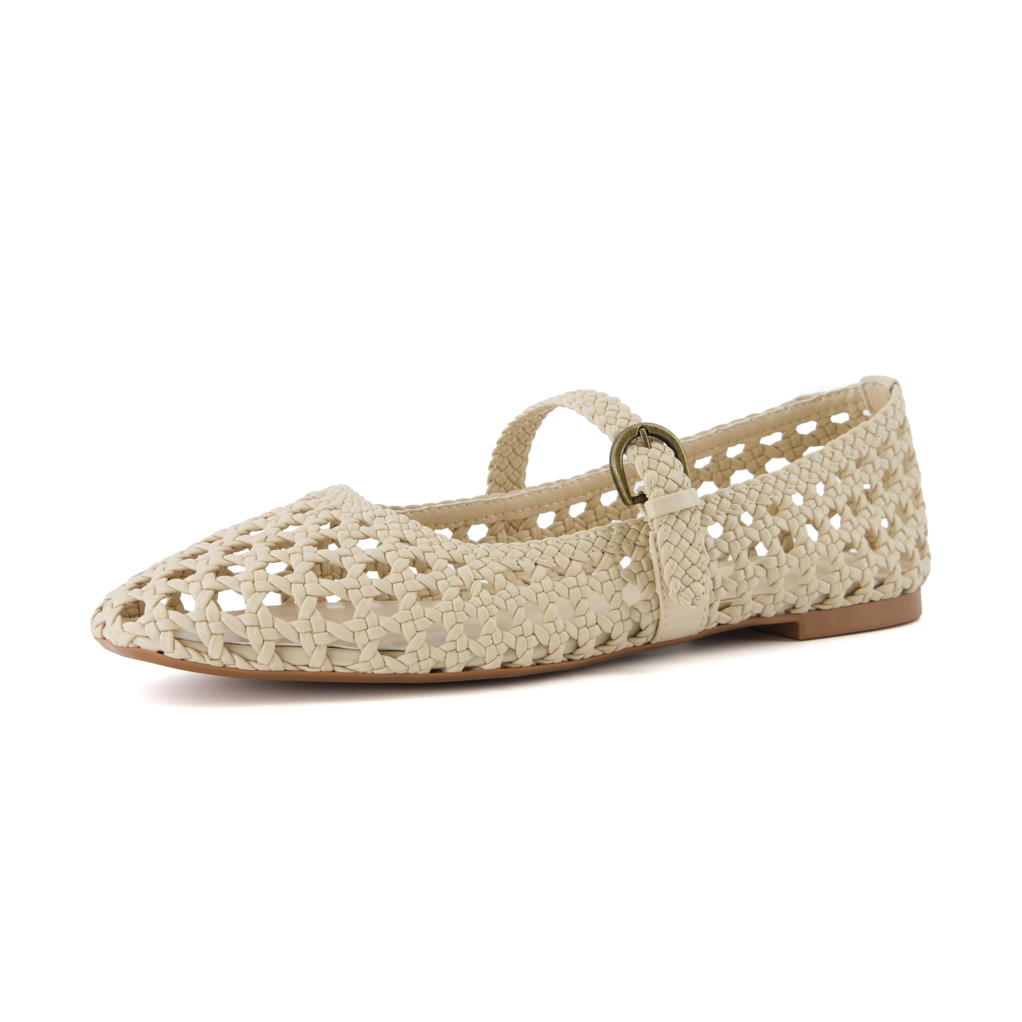 Weston Woven Mary Jane Wheat