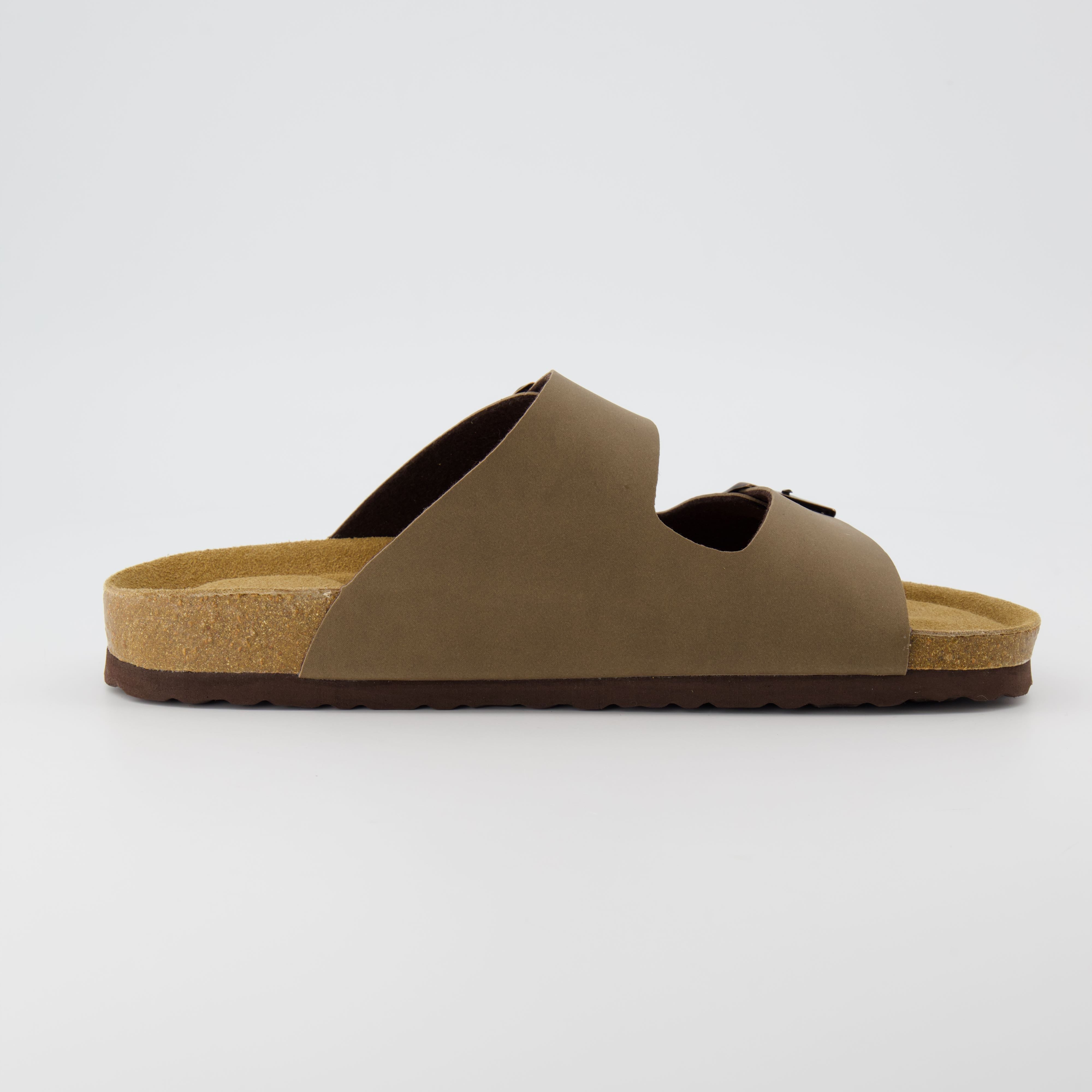 Lane Men's Cork Footbed Sandal Olive Medium