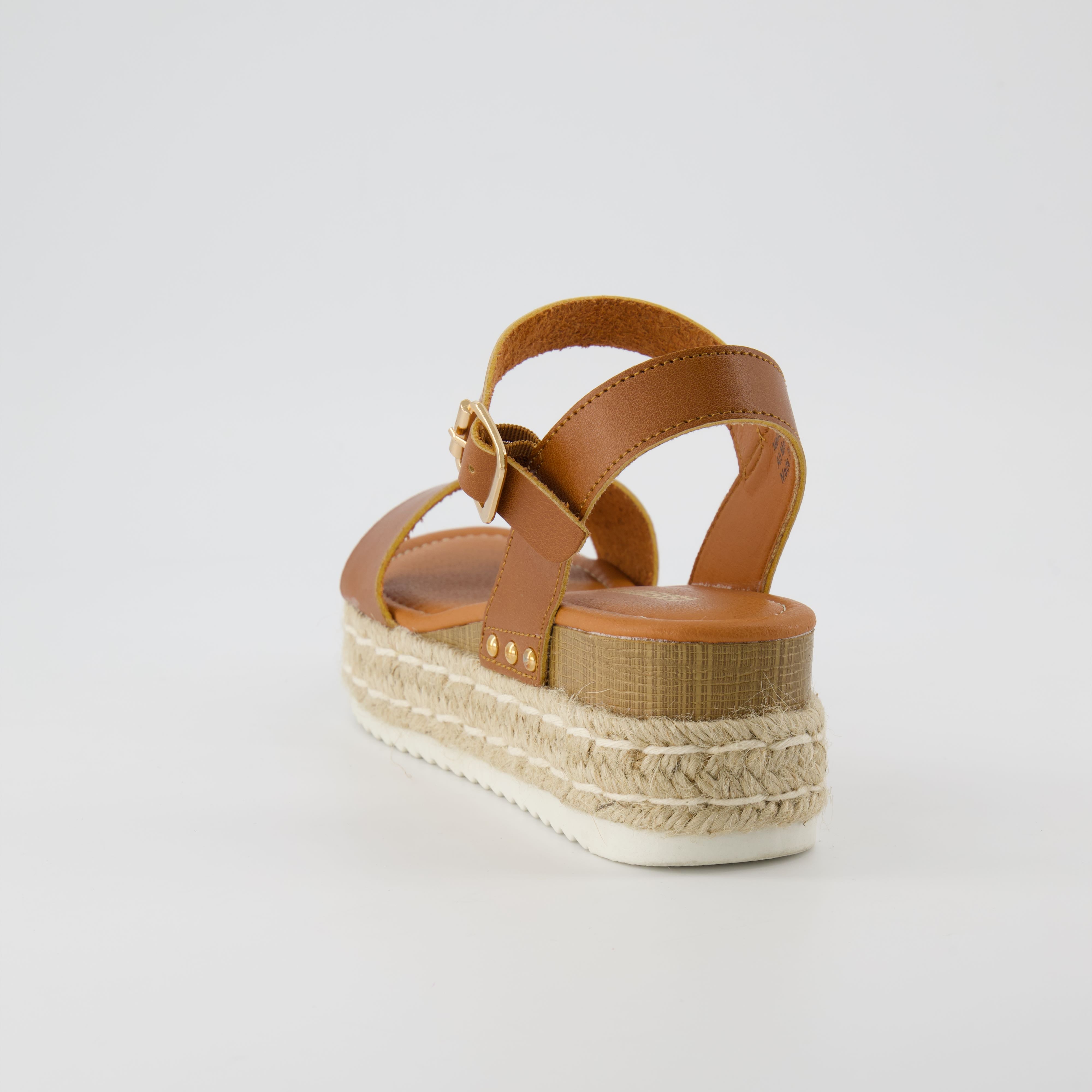 Melissa Espadrille Platform Sandals Tan Medium