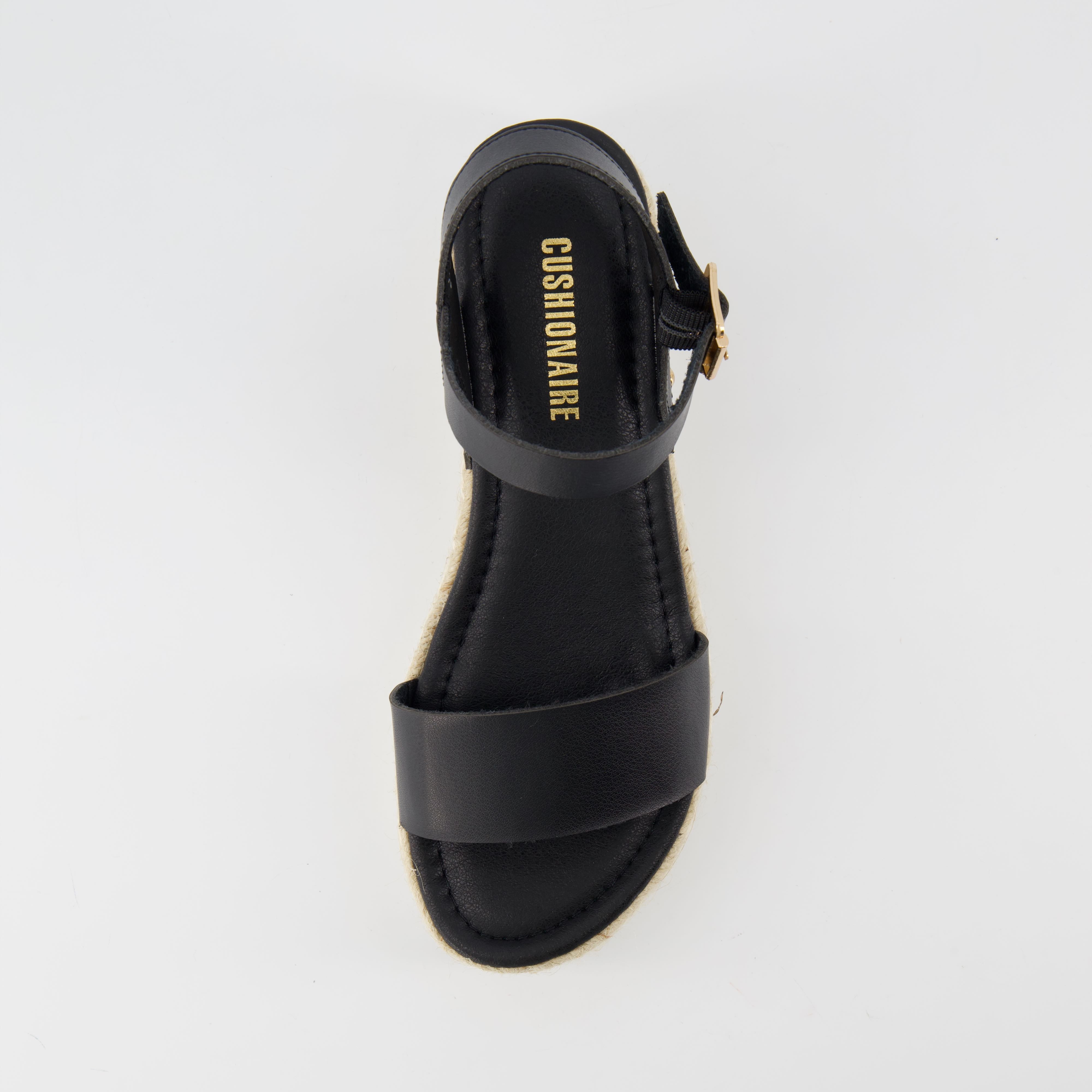 Melissa Espadrille Platform Sandals Black Medium