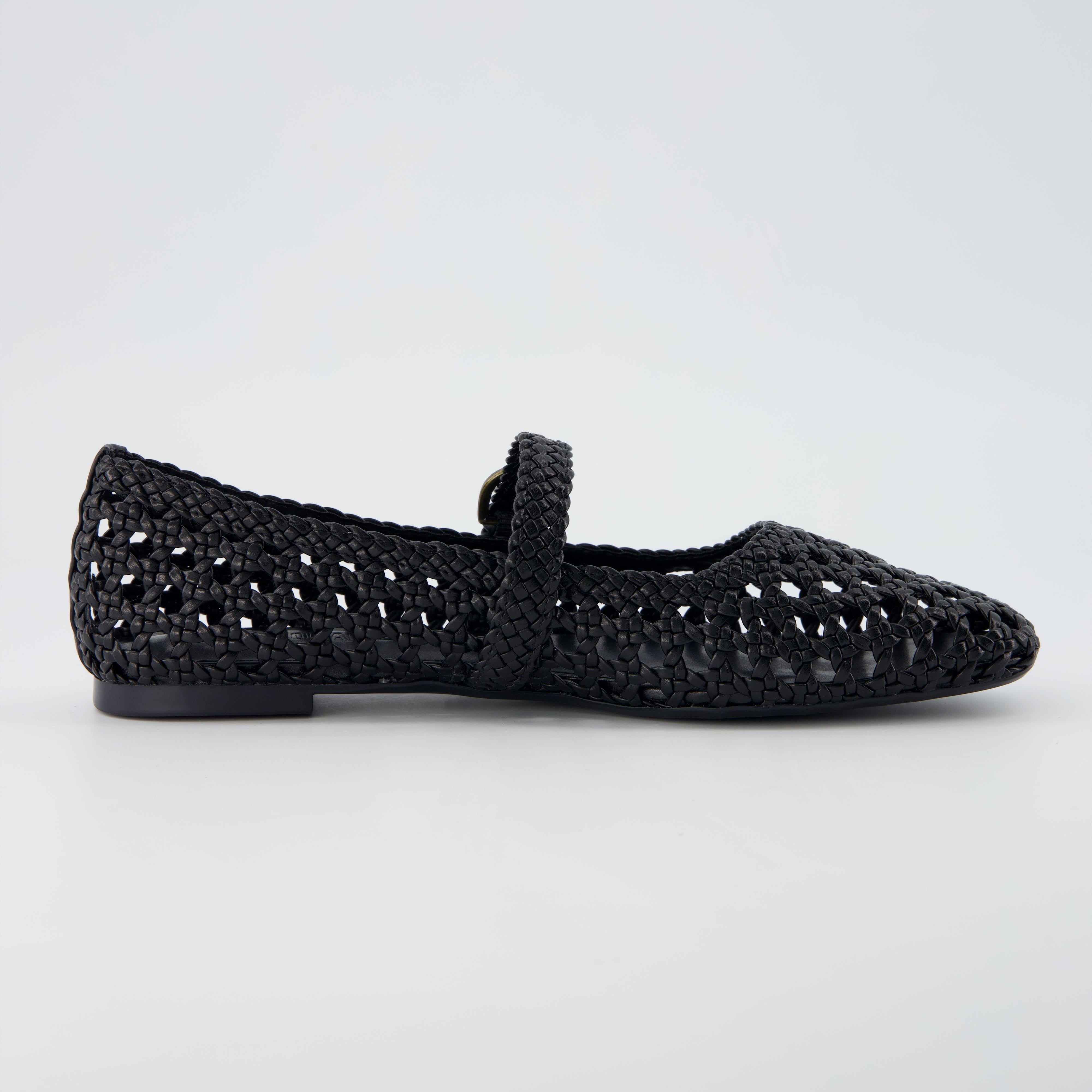 Weston Woven Mary Jane Black