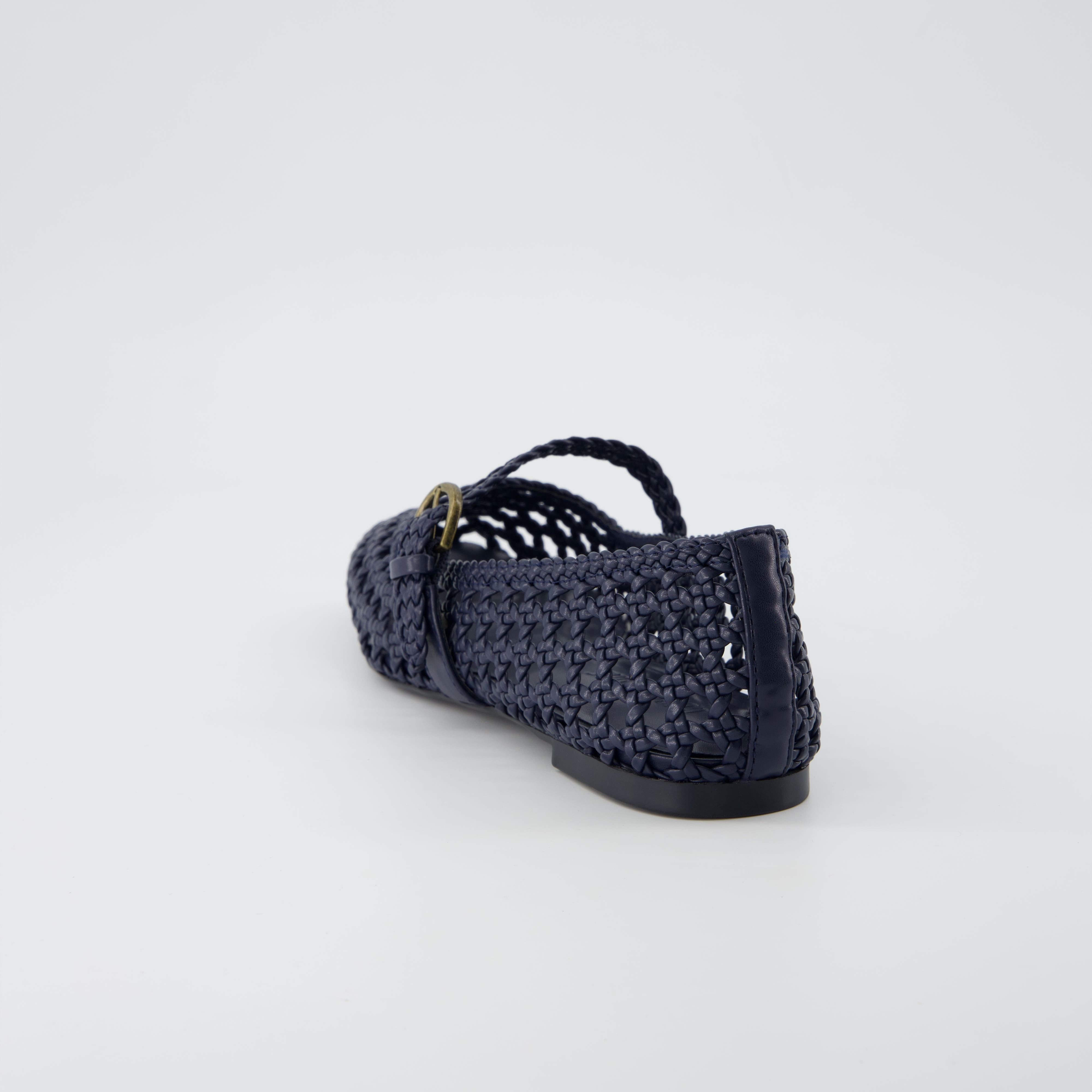 Weston Woven Mary Jane Navy