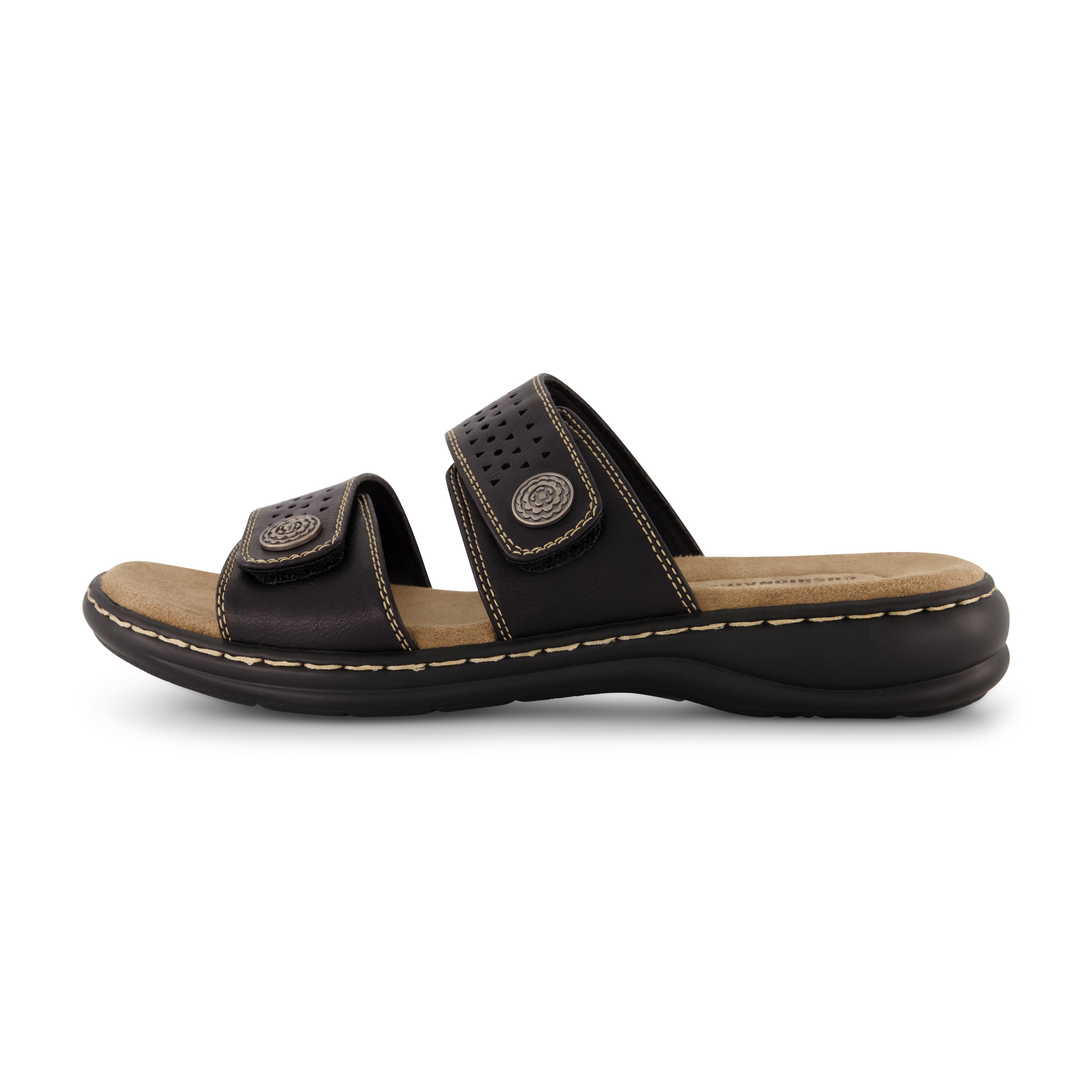 Betsy Two Band Comfort Sandal Black