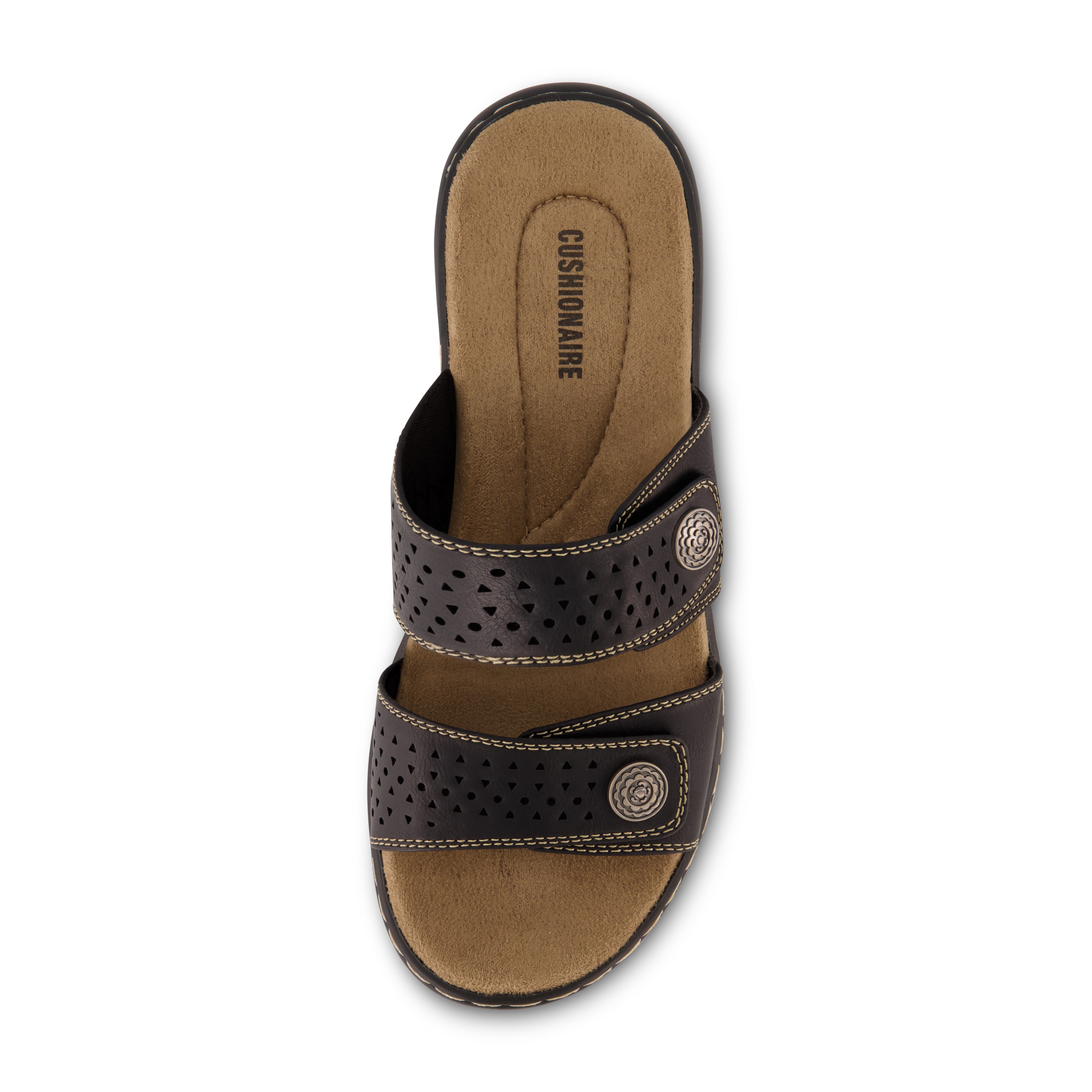 Betsy Two Band Comfort Sandal Black