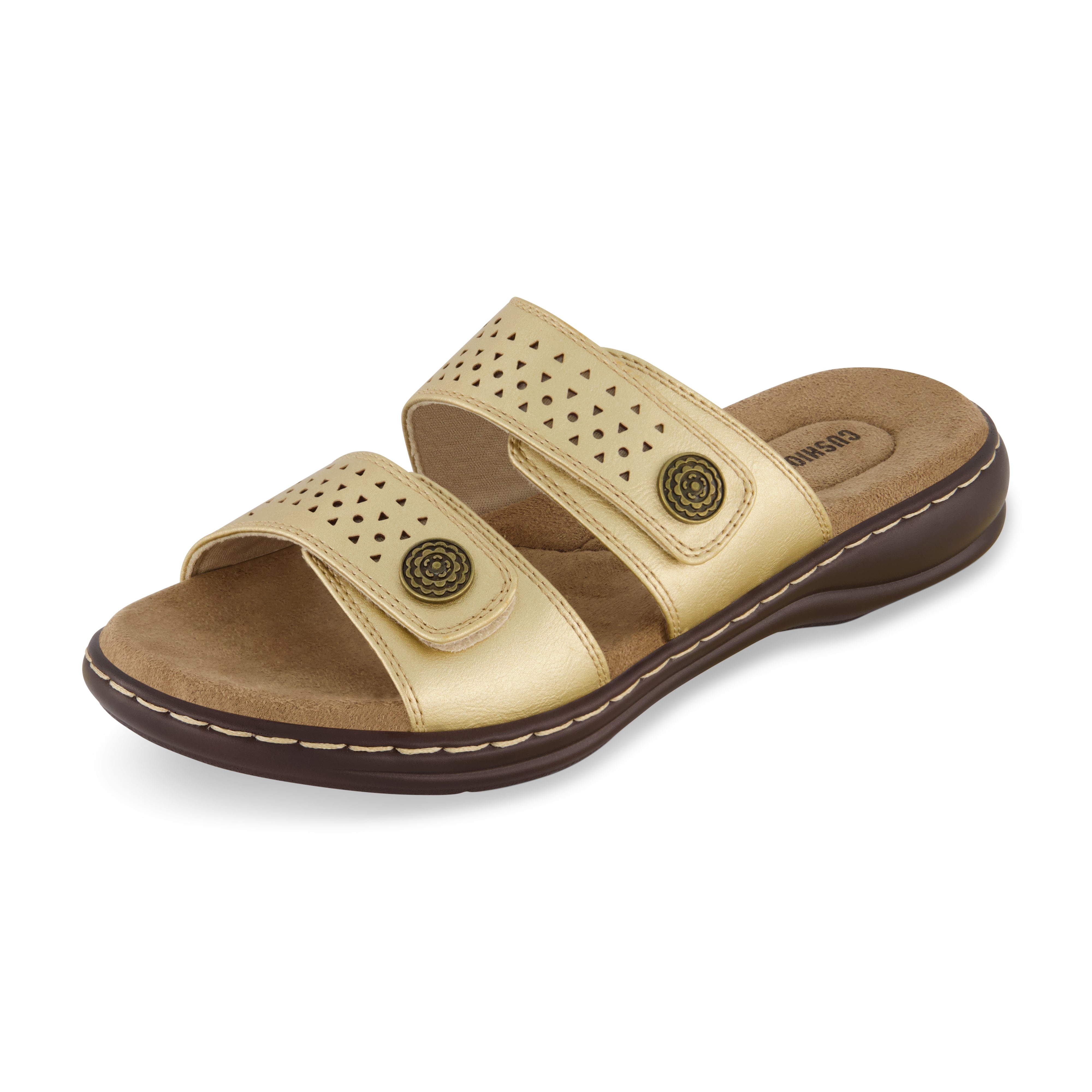 Betsy Two Band Comfort Sandal Gold