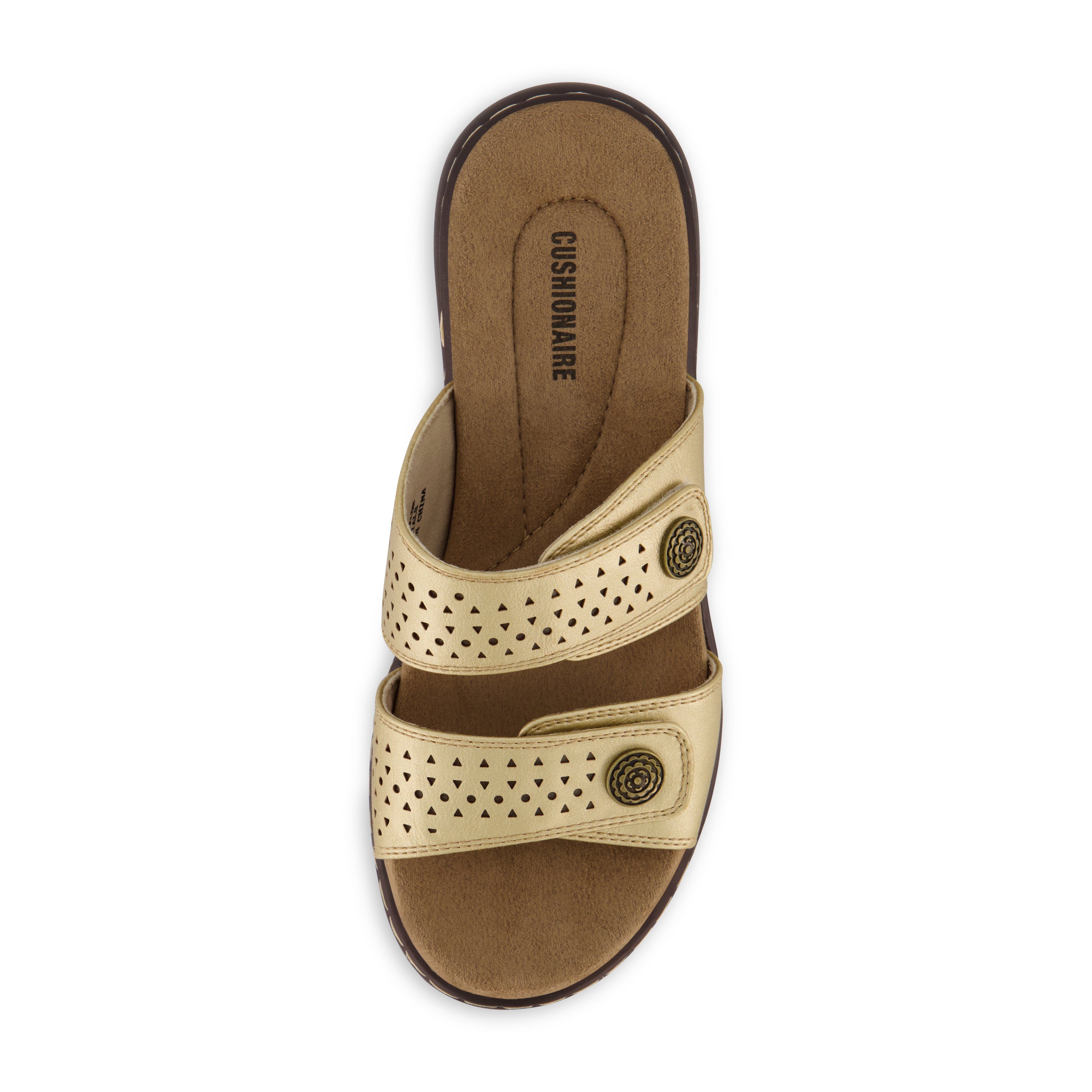 Betsy Two Band Comfort Sandal Gold