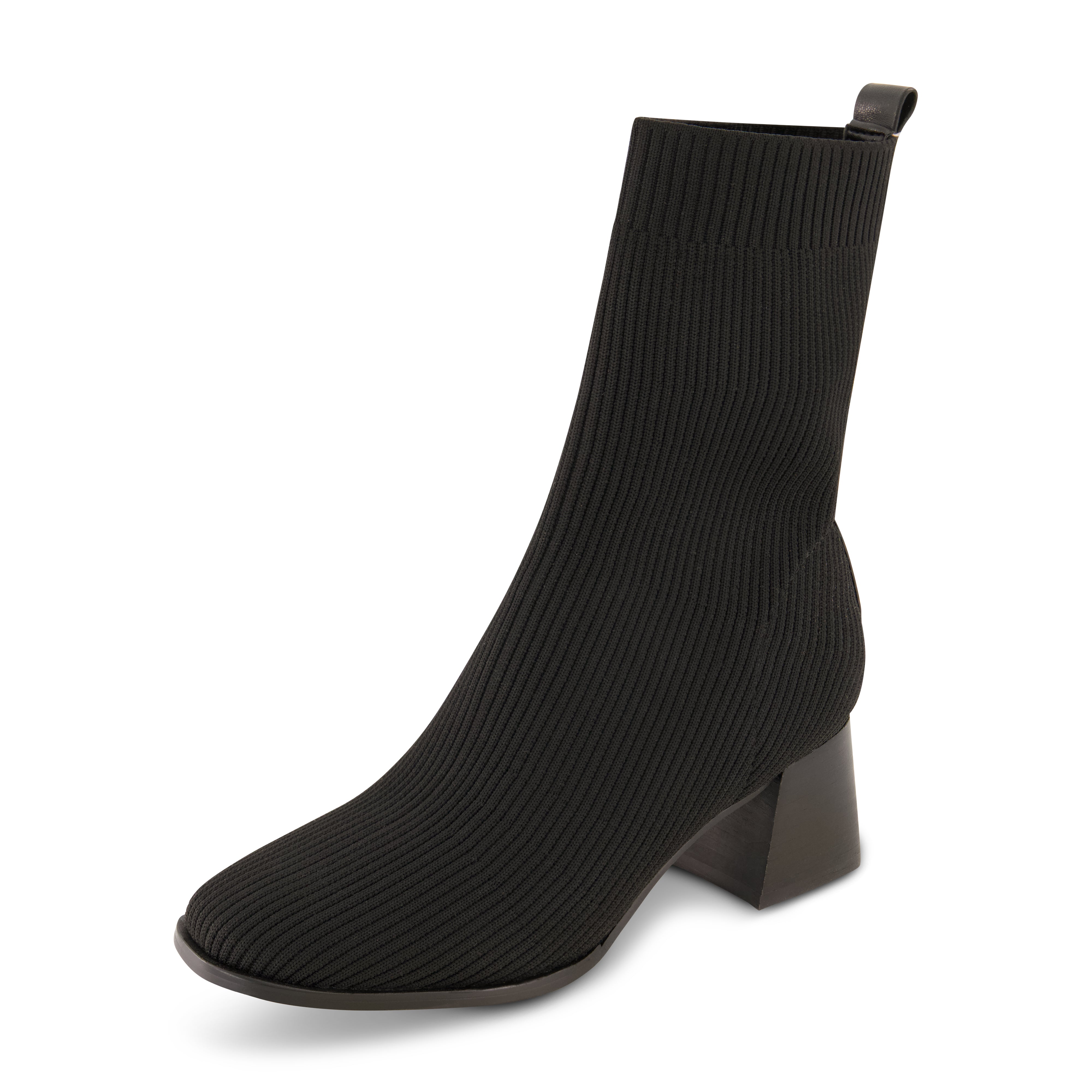 Bishop Knit Dress Boot Black