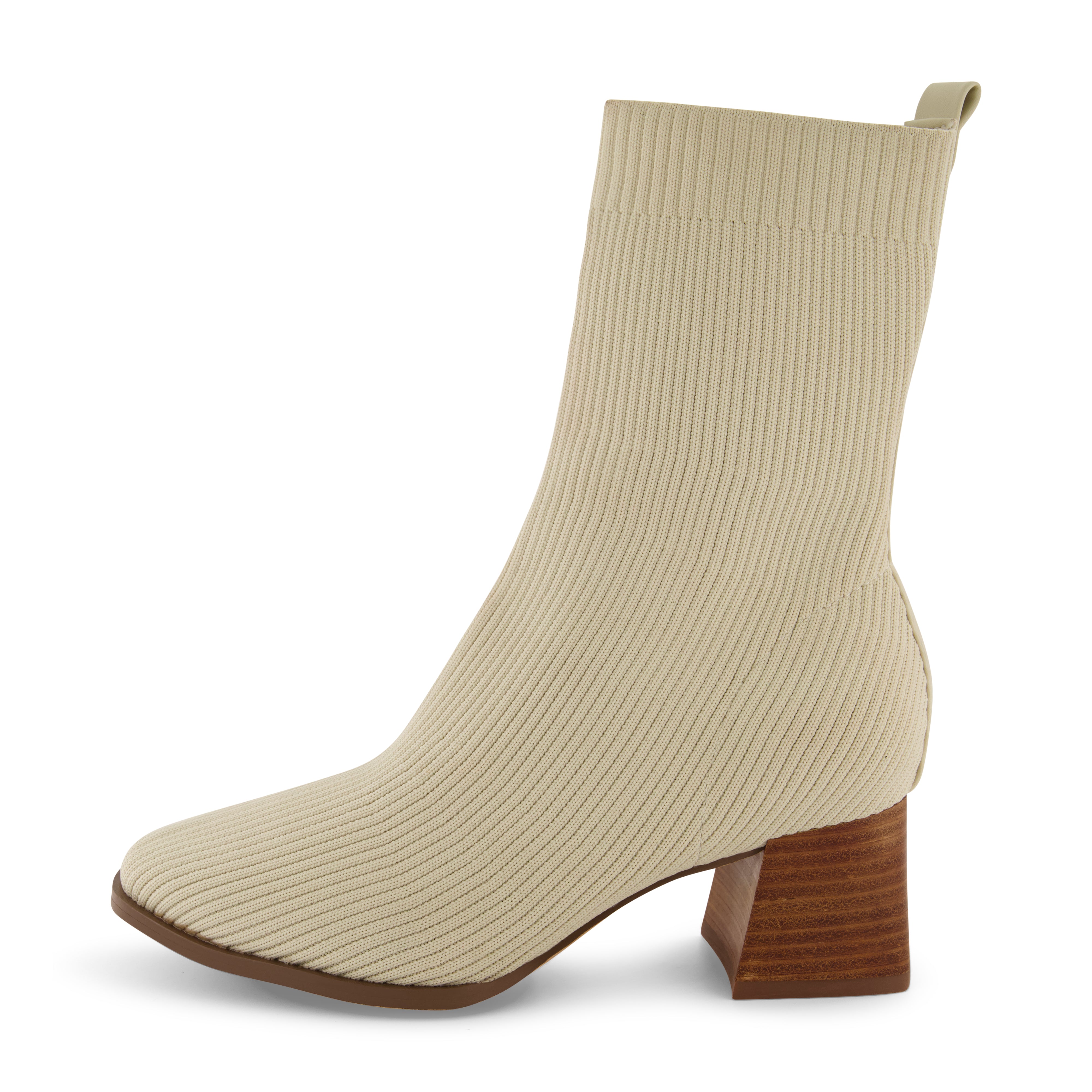 Bishop Knit Dress Boot Ivory
